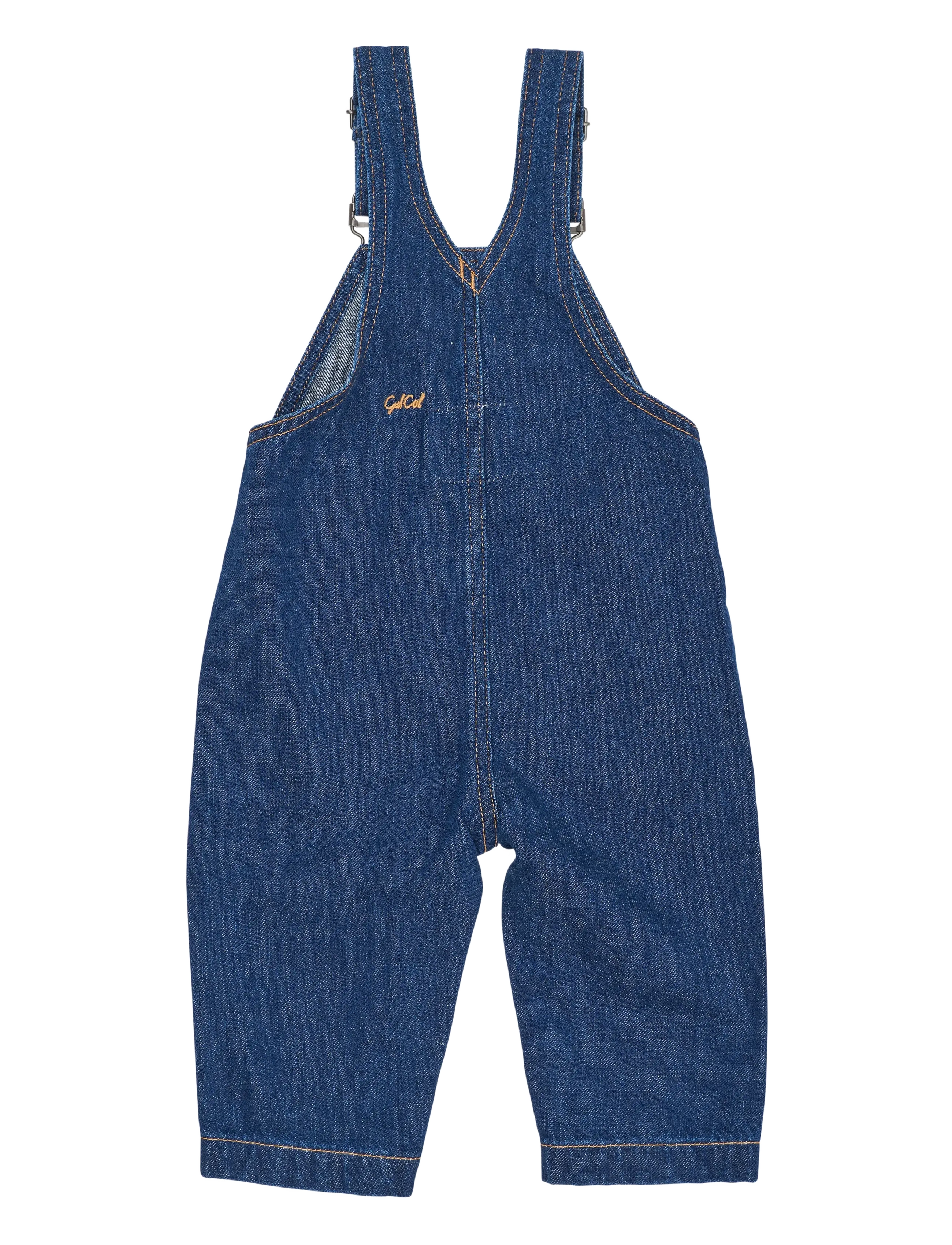 Copenhagen Colors - Organic Baby Overalls - dark indigo blue washed - 1