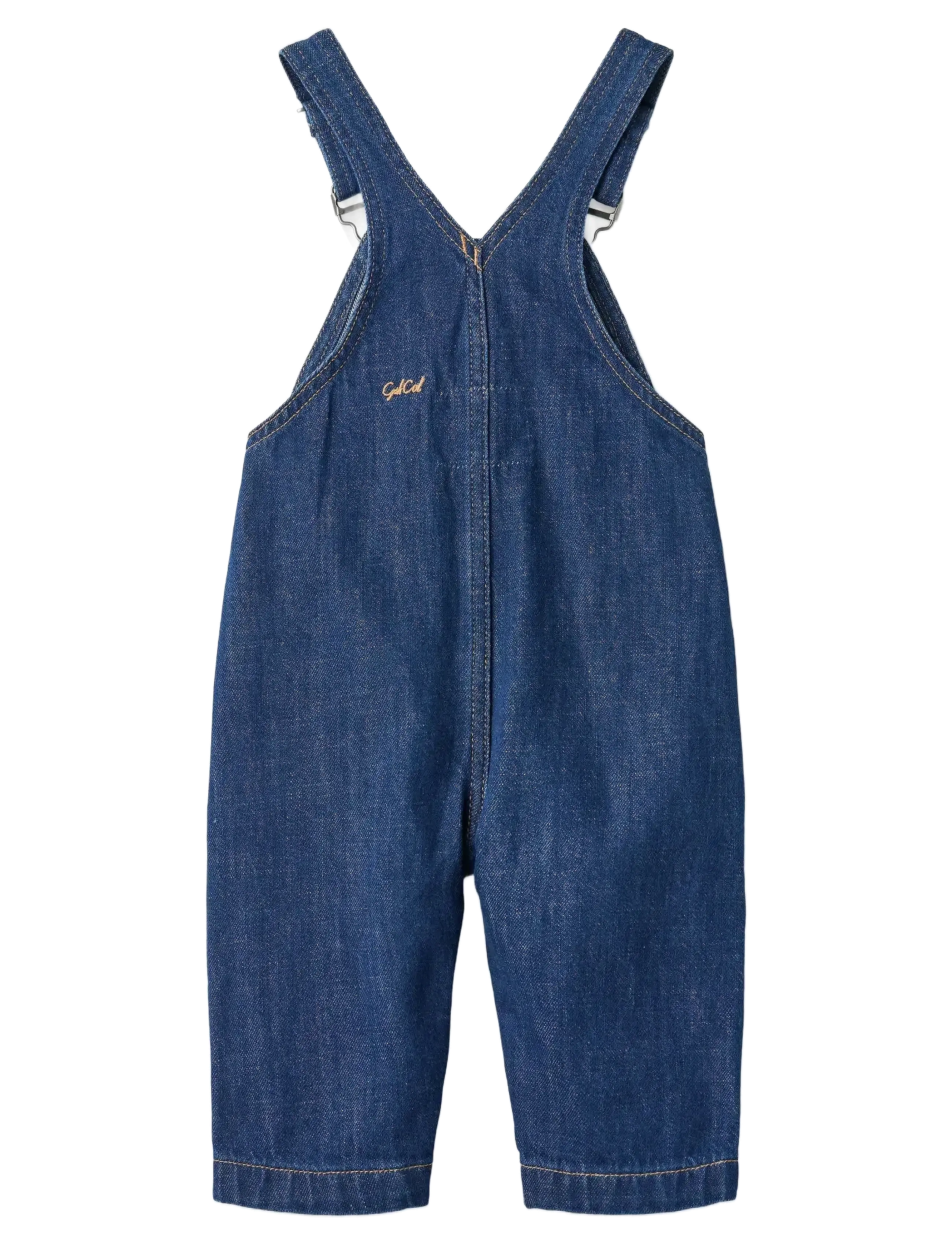 Copenhagen Colors - Organic Baby Overalls - dark indigo blue washed - 2