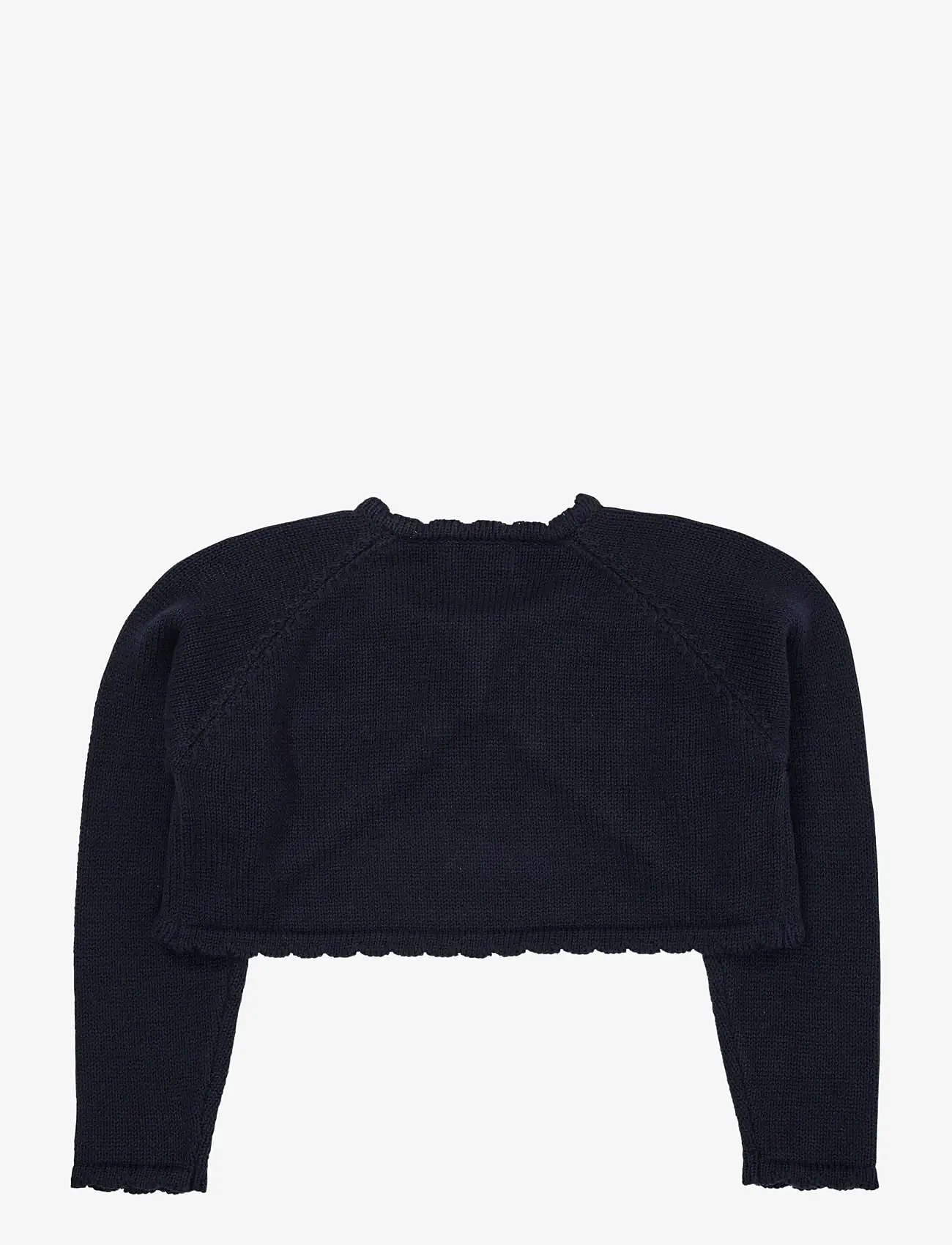 Copenhagen Colors - LT. KNITTED BOLERO W. HEART BUTTON - kardiganid - navy - 1