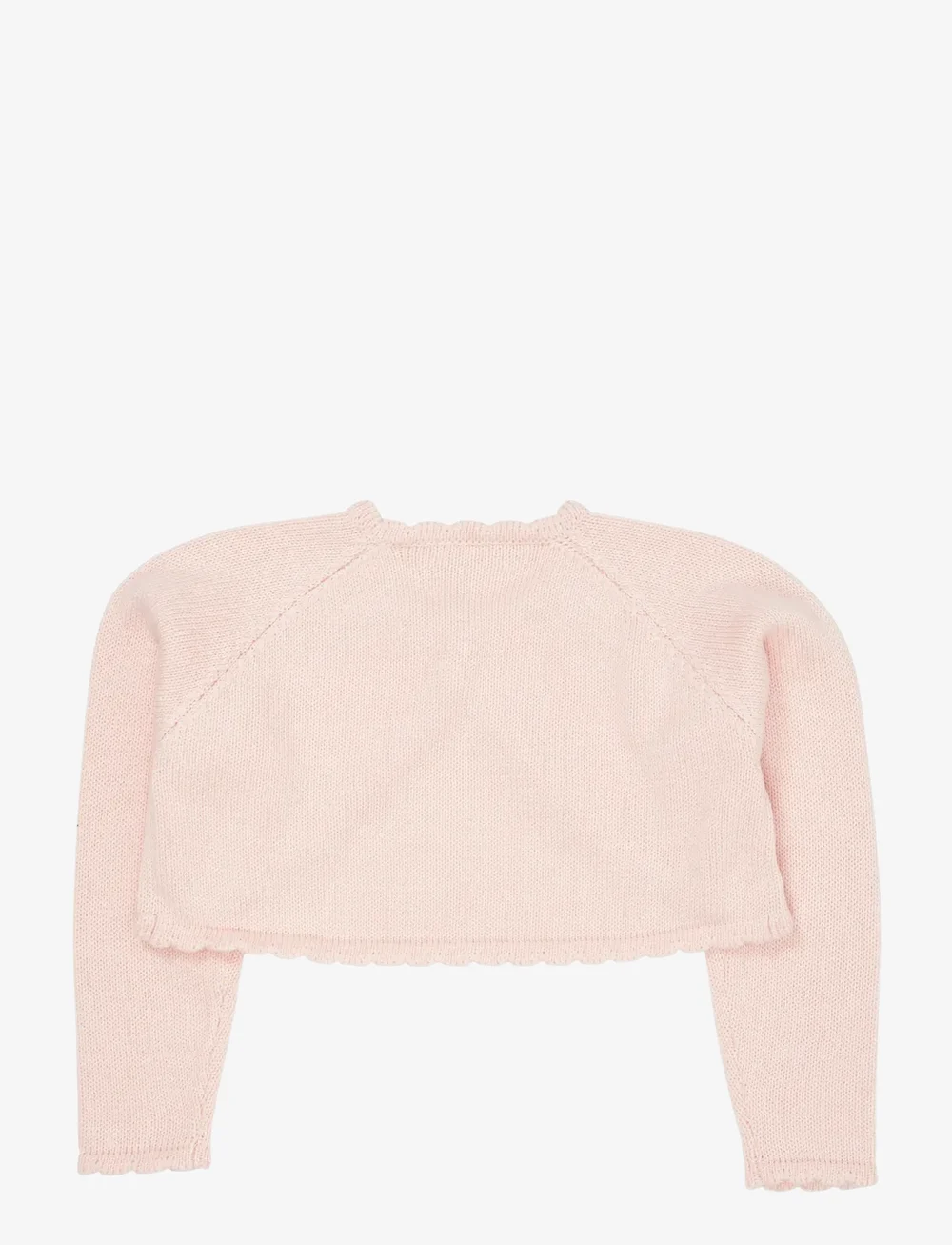 Copenhagen Colors - LT. KNITTED BOLERO W. HEART BUTTON - gilets - soft pink - 1