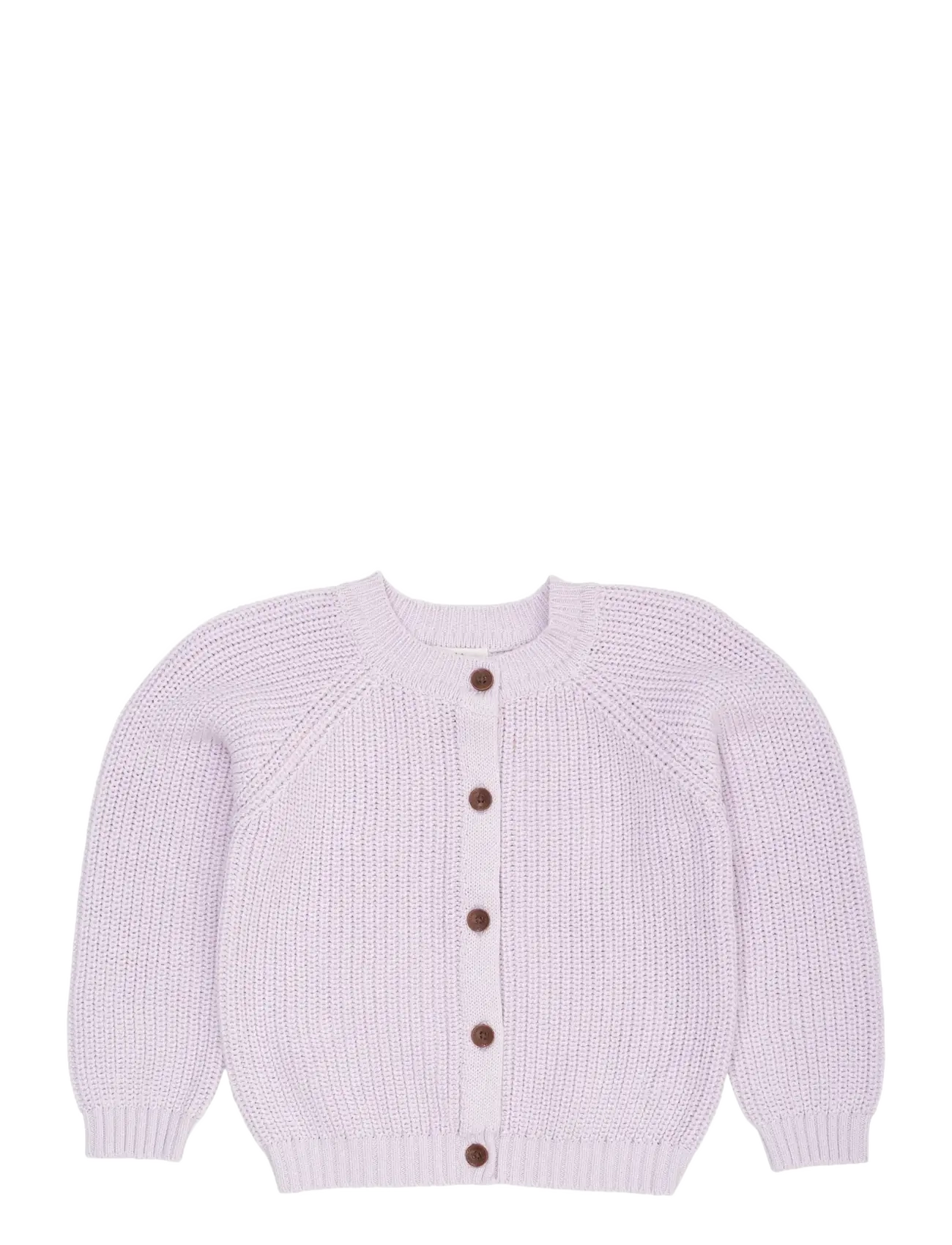 Copenhagen Colors KNITTED CLASSIC RIB CARDIGAN - Copenhagen Colors - LAVENDER / purple