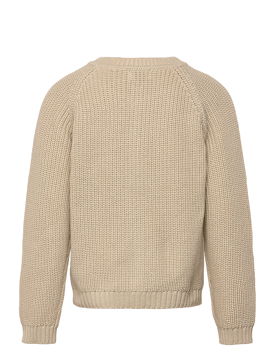Copenhagen Colors - KNITTED CLASSIC RIB CARDIGAN - koftor - sand - 1