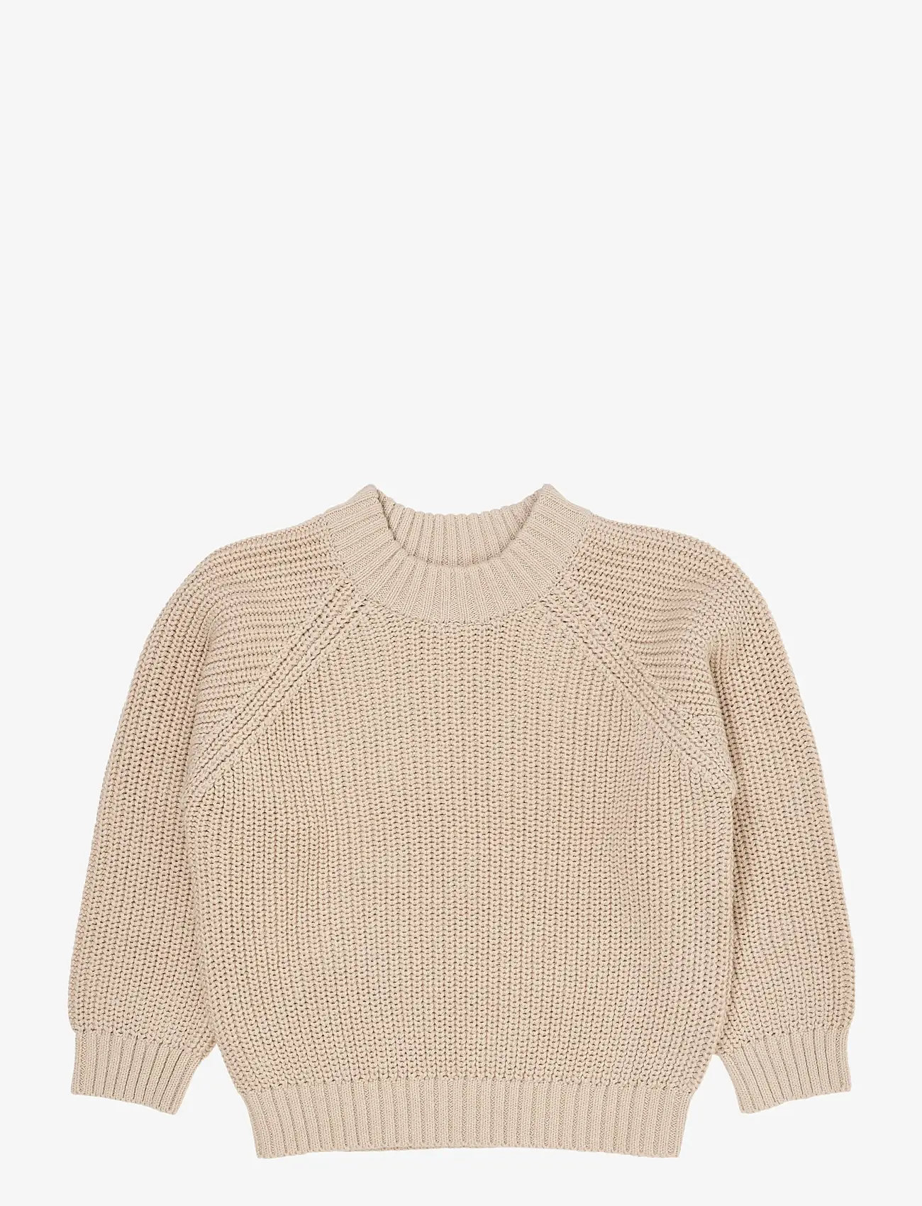 Copenhagen Colors - KNITTED CLASSIC RIB BLOUSE - trøjer - beige - 0