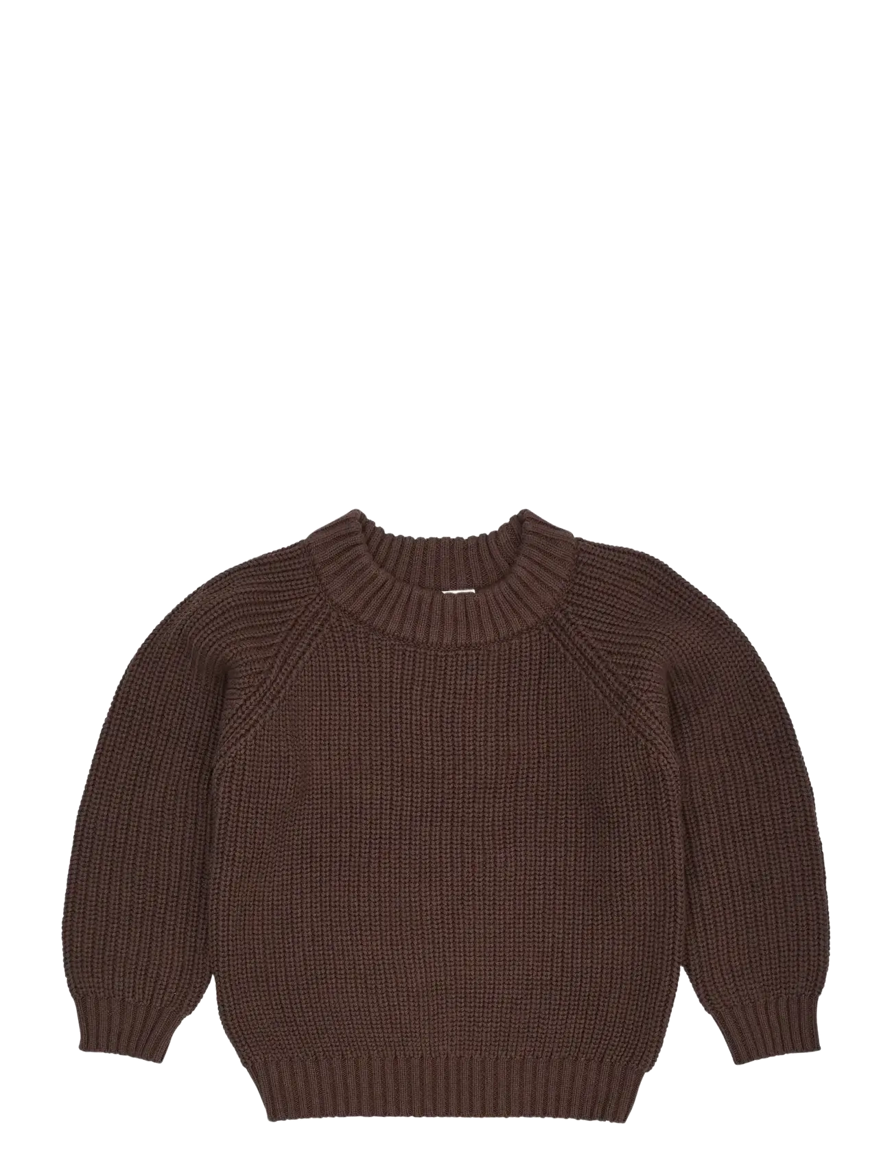 Copenhagen Colors - Knitted Classic Rib Sweater - pullover - dk.brown - 0