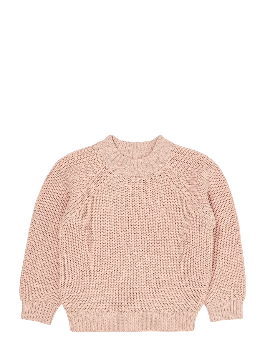 Copenhagen Colors - KNITTED CLASSIC RIB BLOUSE - džemprid - dusty rose - 0