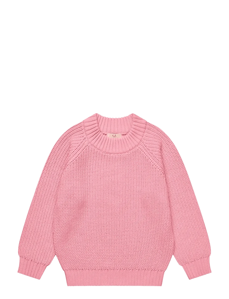 Copenhagen Colors - KNITTED CLASSIC RIB BLOUSE - pullover - pink - 0
