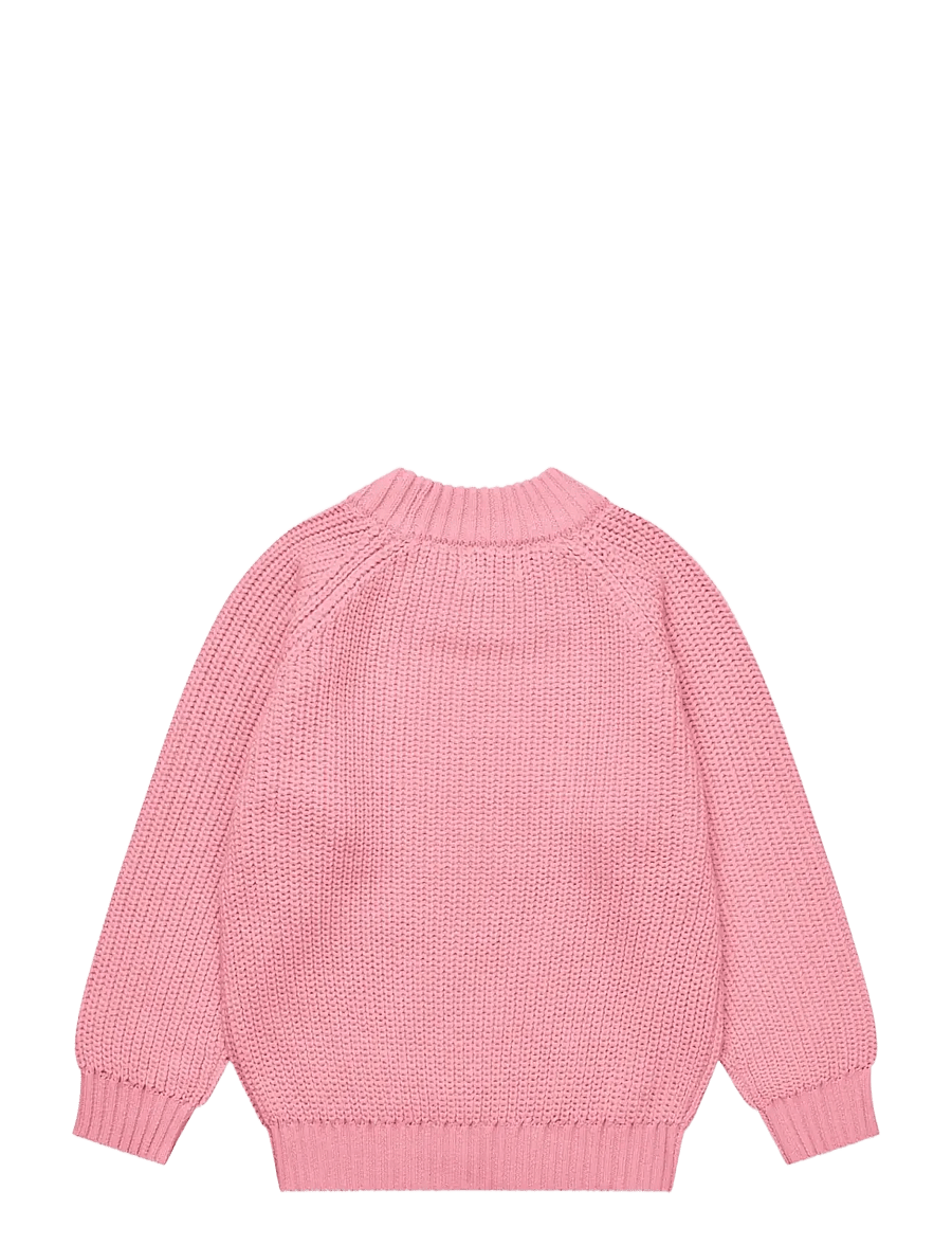 Copenhagen Colors - KNITTED CLASSIC RIB BLOUSE - pullover - pink - 1