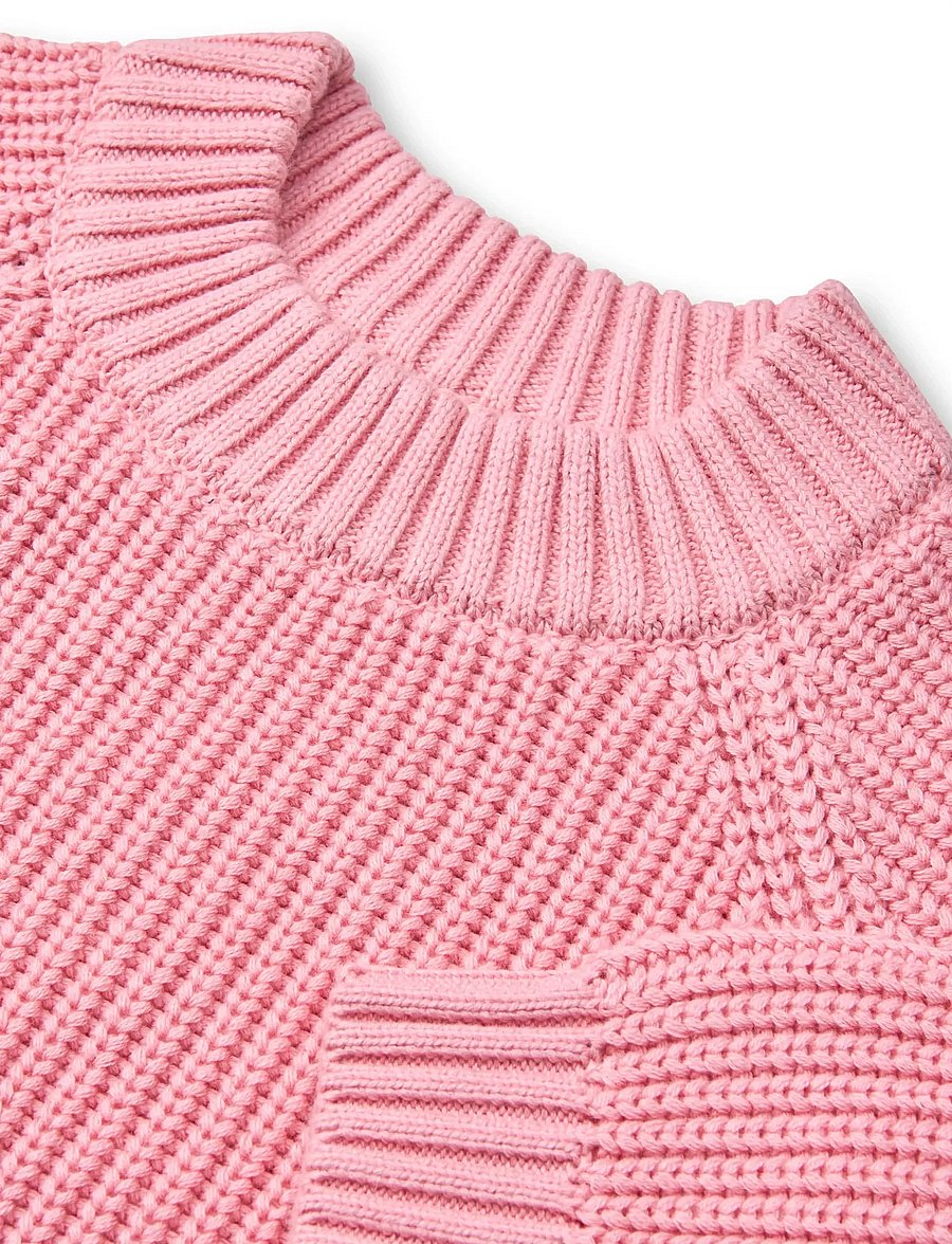Copenhagen Colors - KNITTED CLASSIC RIB BLOUSE - pullover - pink - 2