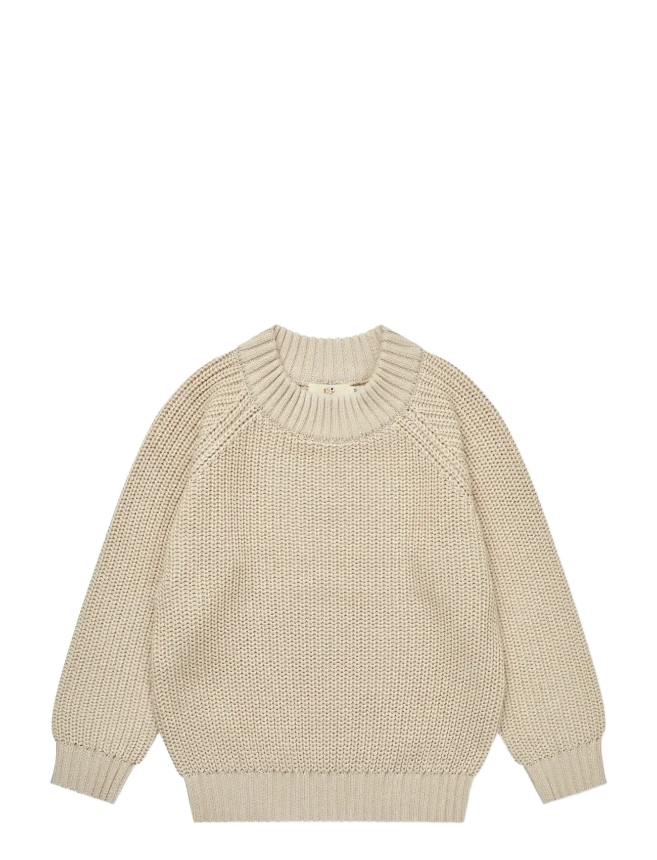 COPENHAGEN COLORS Strick Klassisch Rib Bluse Beige - 116 - Kinder