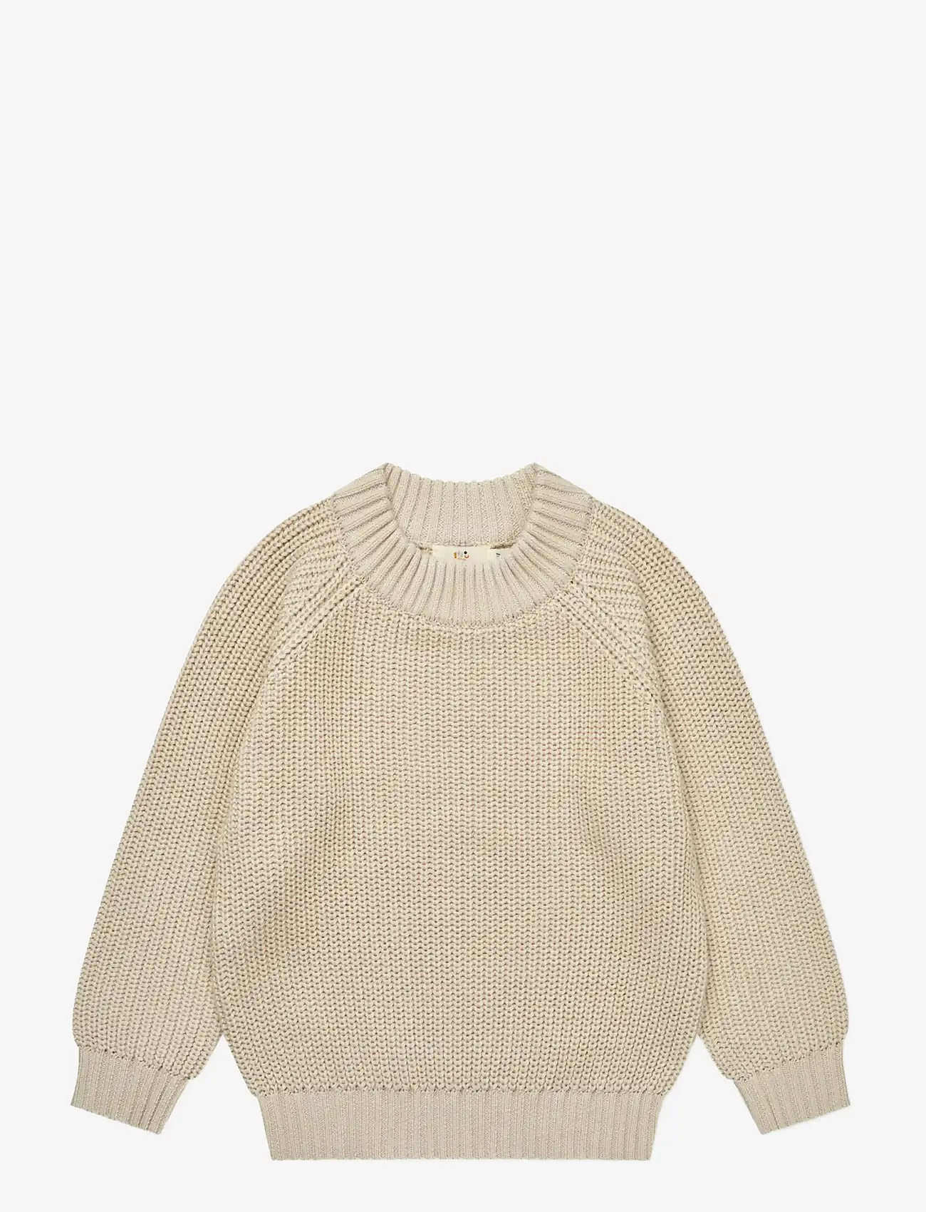 Copenhagen Colors - KNITTED CLASSIC RIB BLOUSE - jumpers - sand - 0