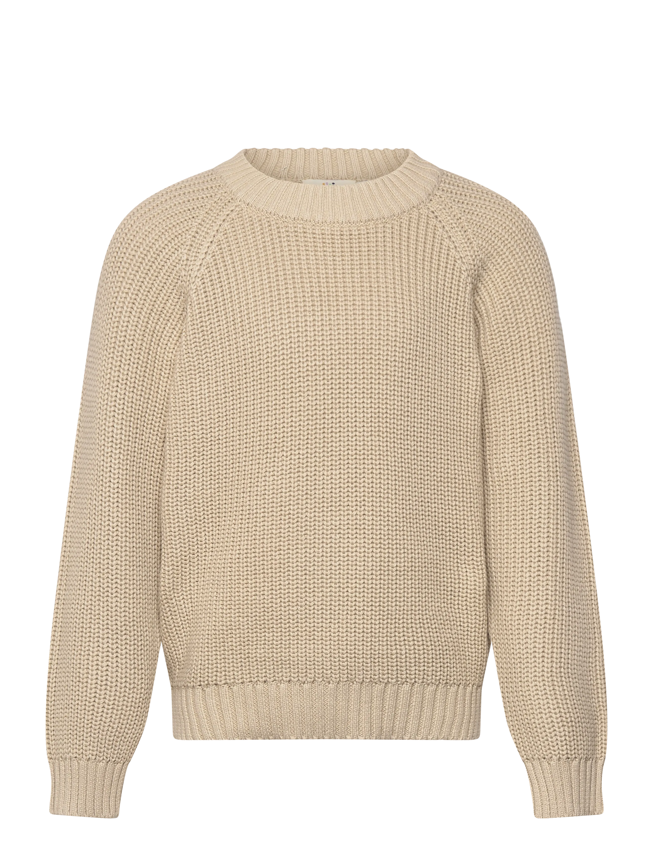 Copenhagen Colors KNITTED CLASSIC RIB BLOUSE - Sügisene kokkuhoid - SAND / beige