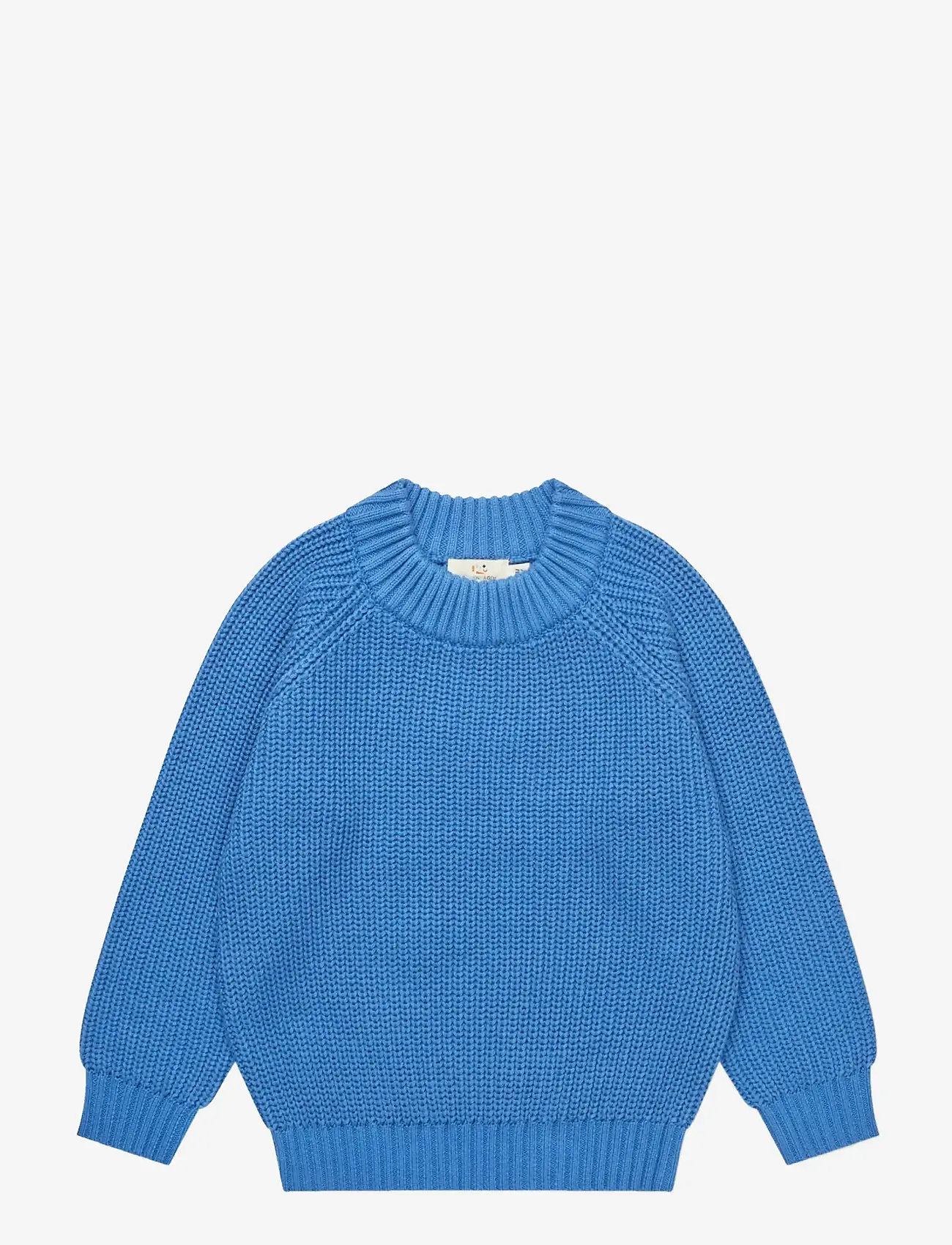 Copenhagen Colors - KNITTED CLASSIC RIB BLOUSE - pullover - sharp blue - 0