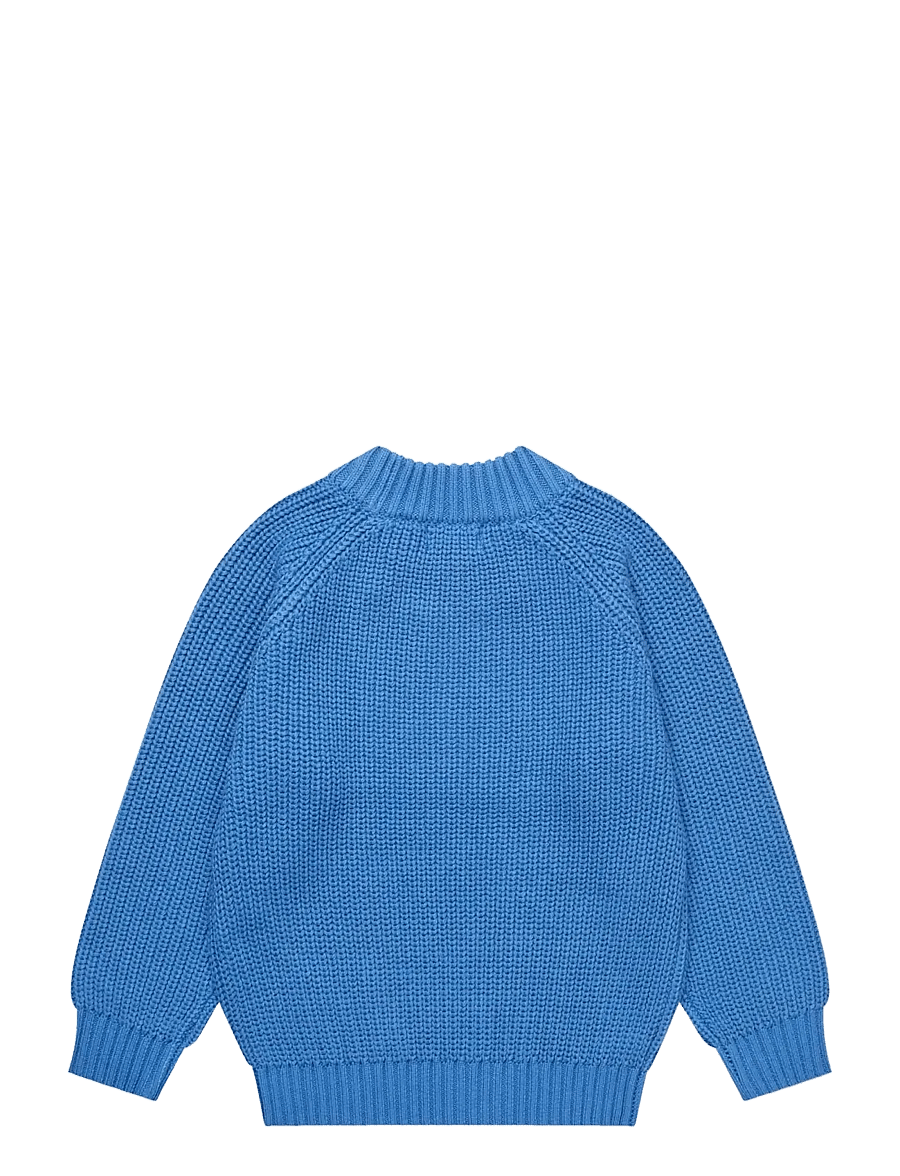Copenhagen Colors - KNITTED CLASSIC RIB BLOUSE - pullover - sharp blue - 1
