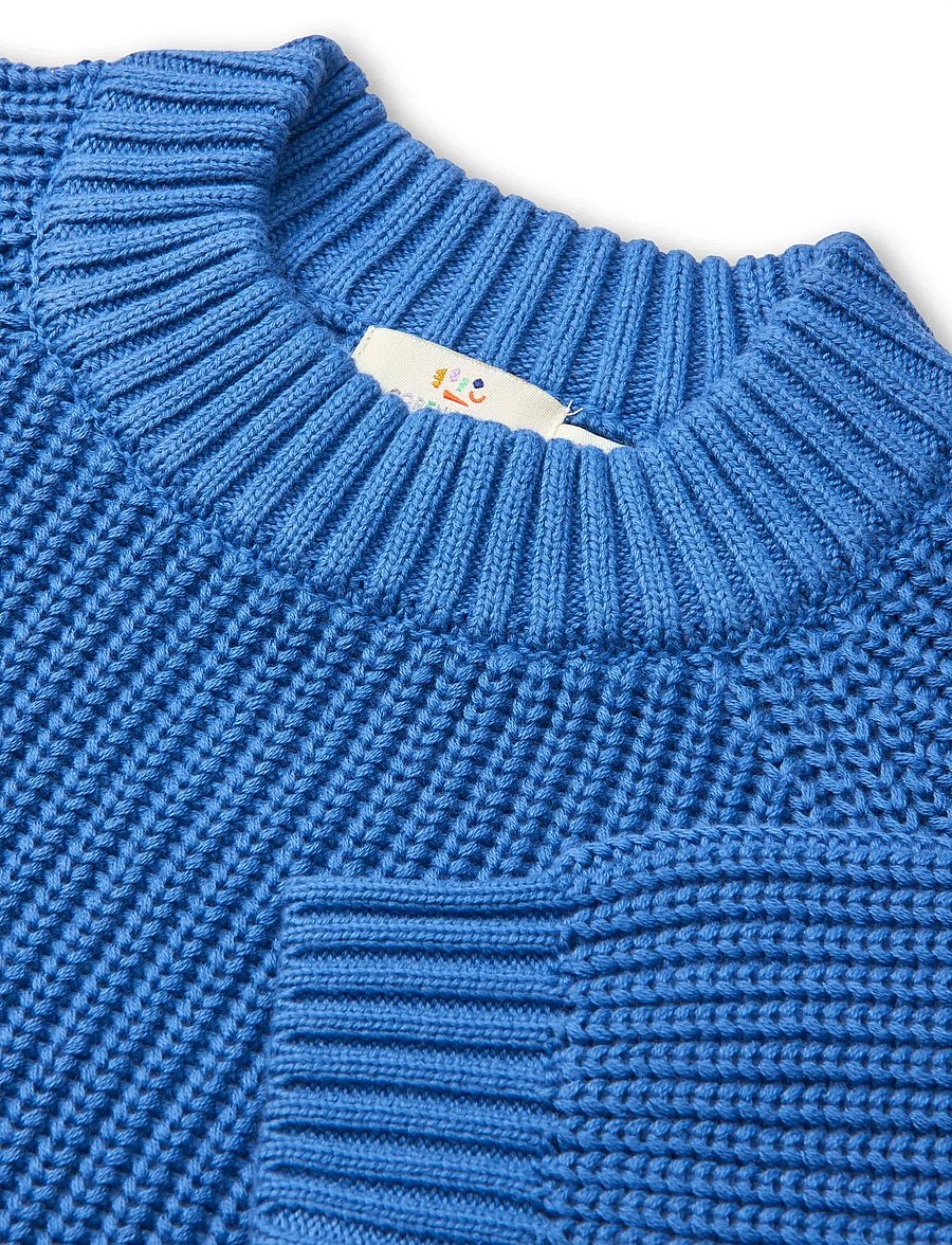Copenhagen Colors - KNITTED CLASSIC RIB BLOUSE - pullover - sharp blue - 2