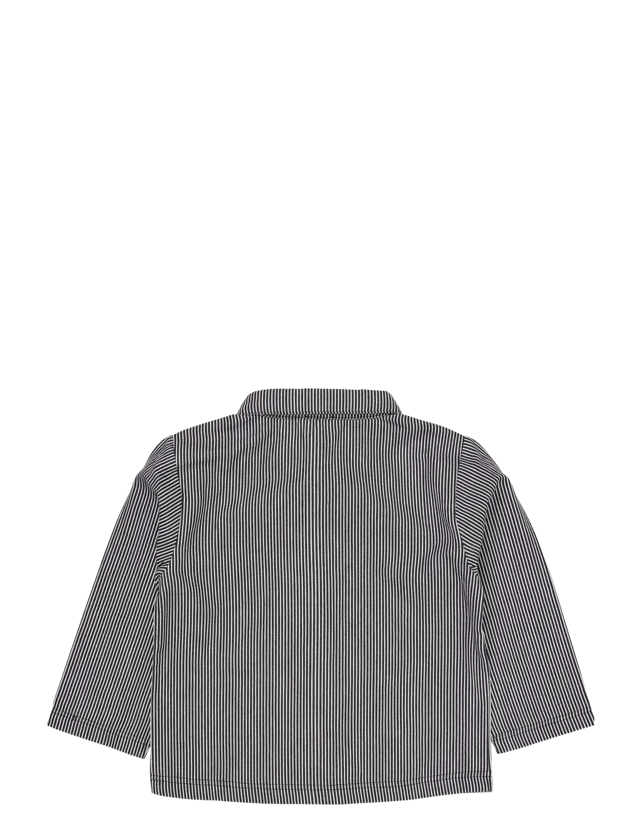 Copenhagen Colors - STRIPED TWILL JACKET W POCKETS - navy stripe - 1