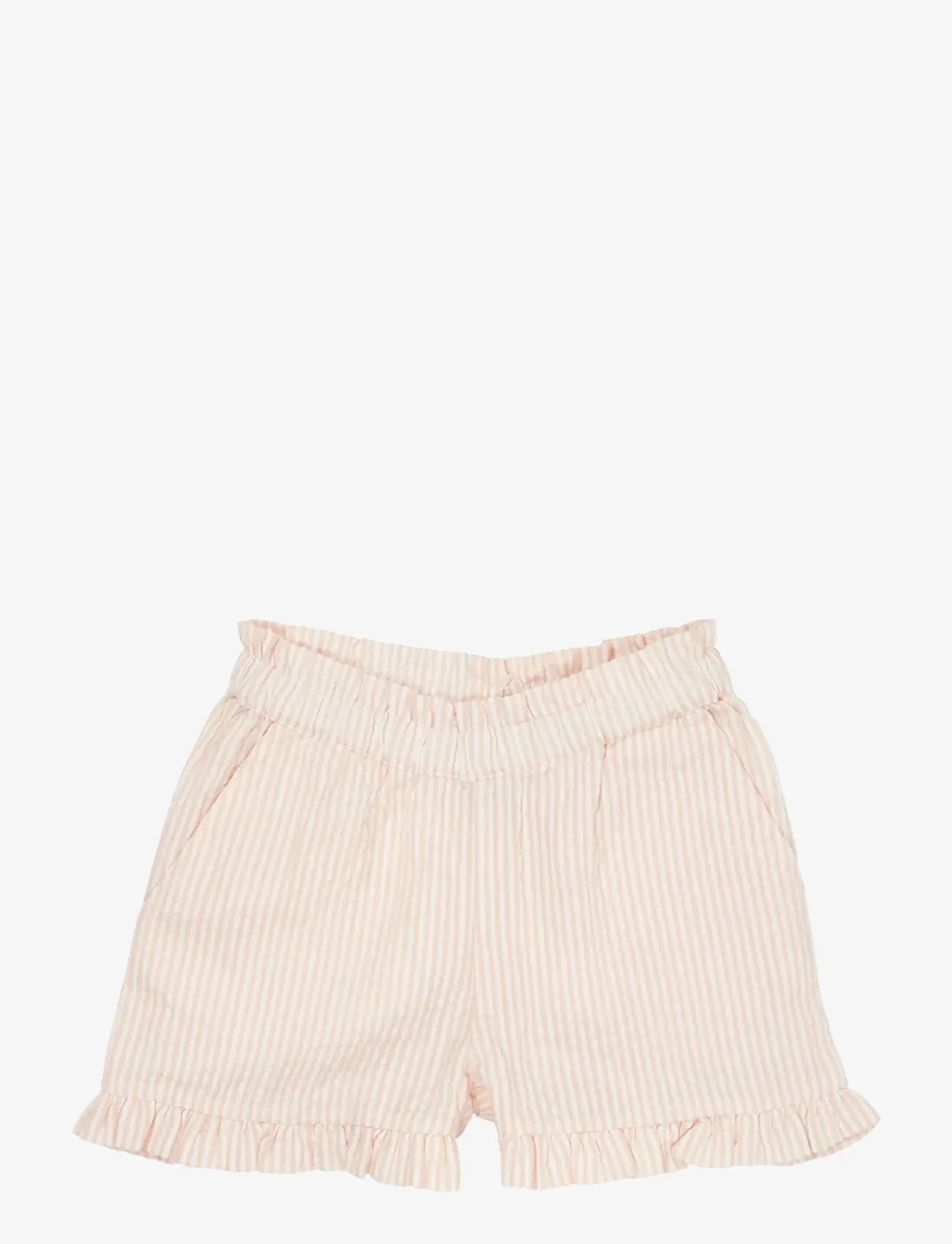 Copenhagen Colors - SEERSUCKER GIRLY SHORTS - casual shorts - dusty rose w cream stripe - 0