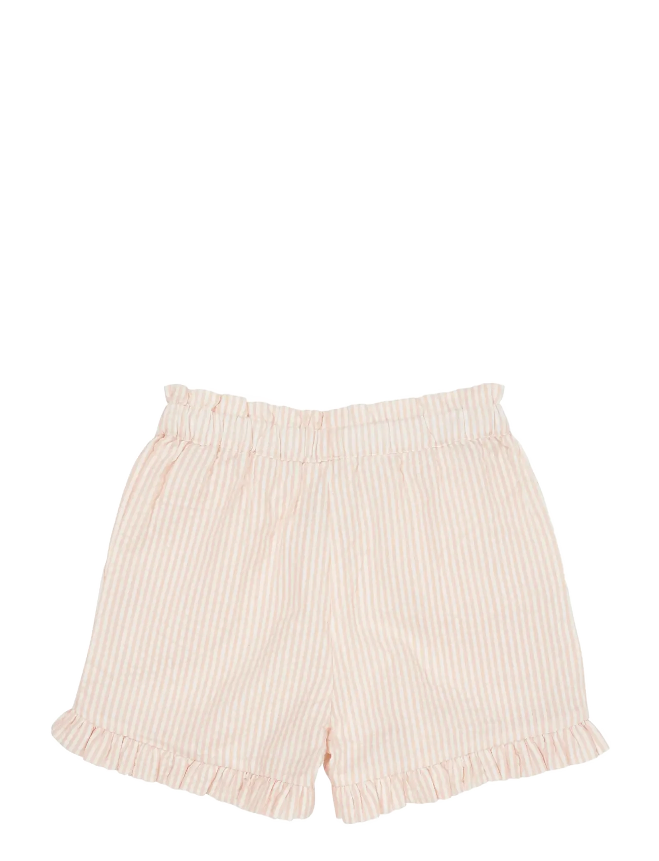 Copenhagen Colors - SEERSUCKER GIRLY SHORTS - hversdagsstuttbuxur - dusty rose w cream stripe - 1