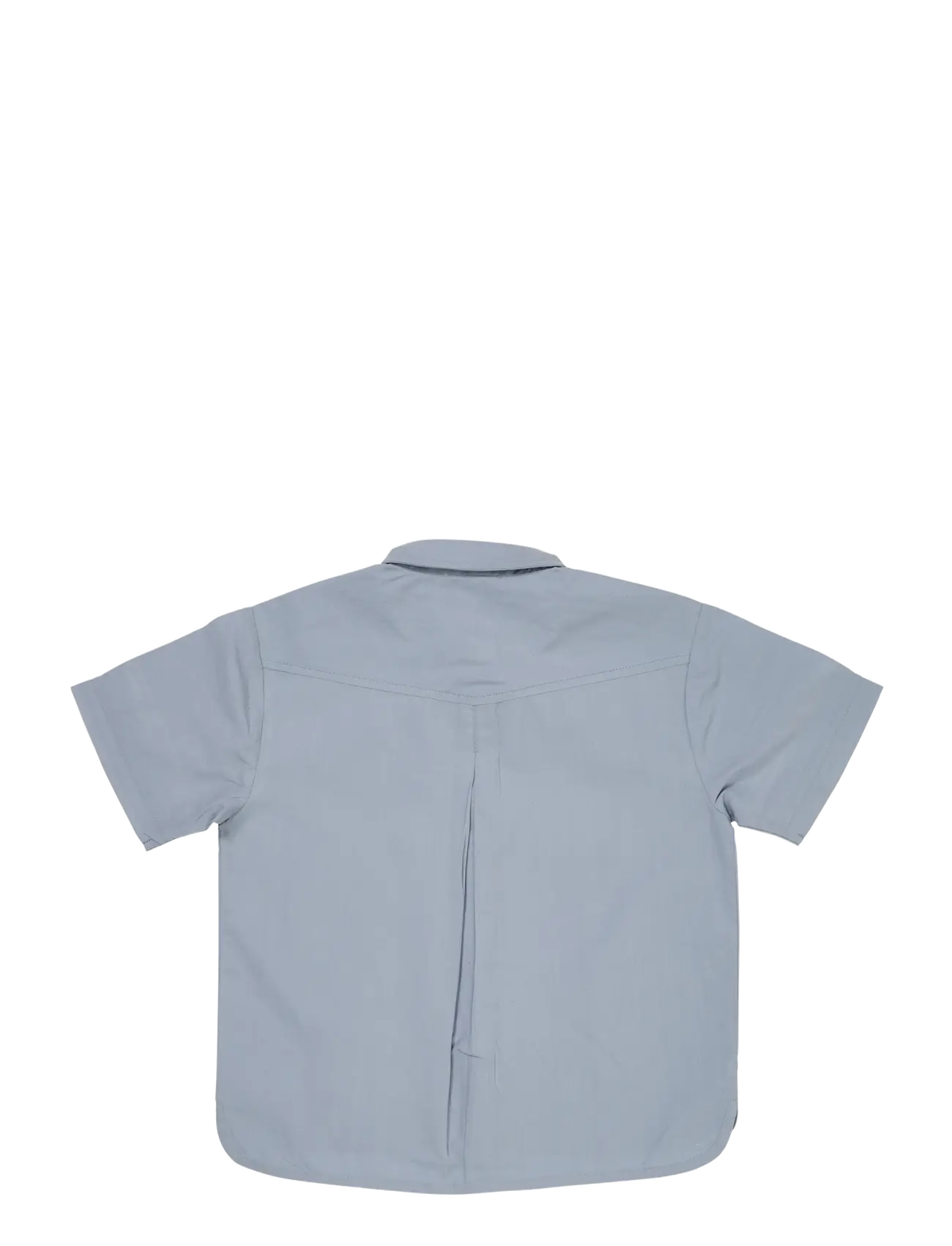 Copenhagen Colors - POPLIN SS SHIRT - dusty blue - 1