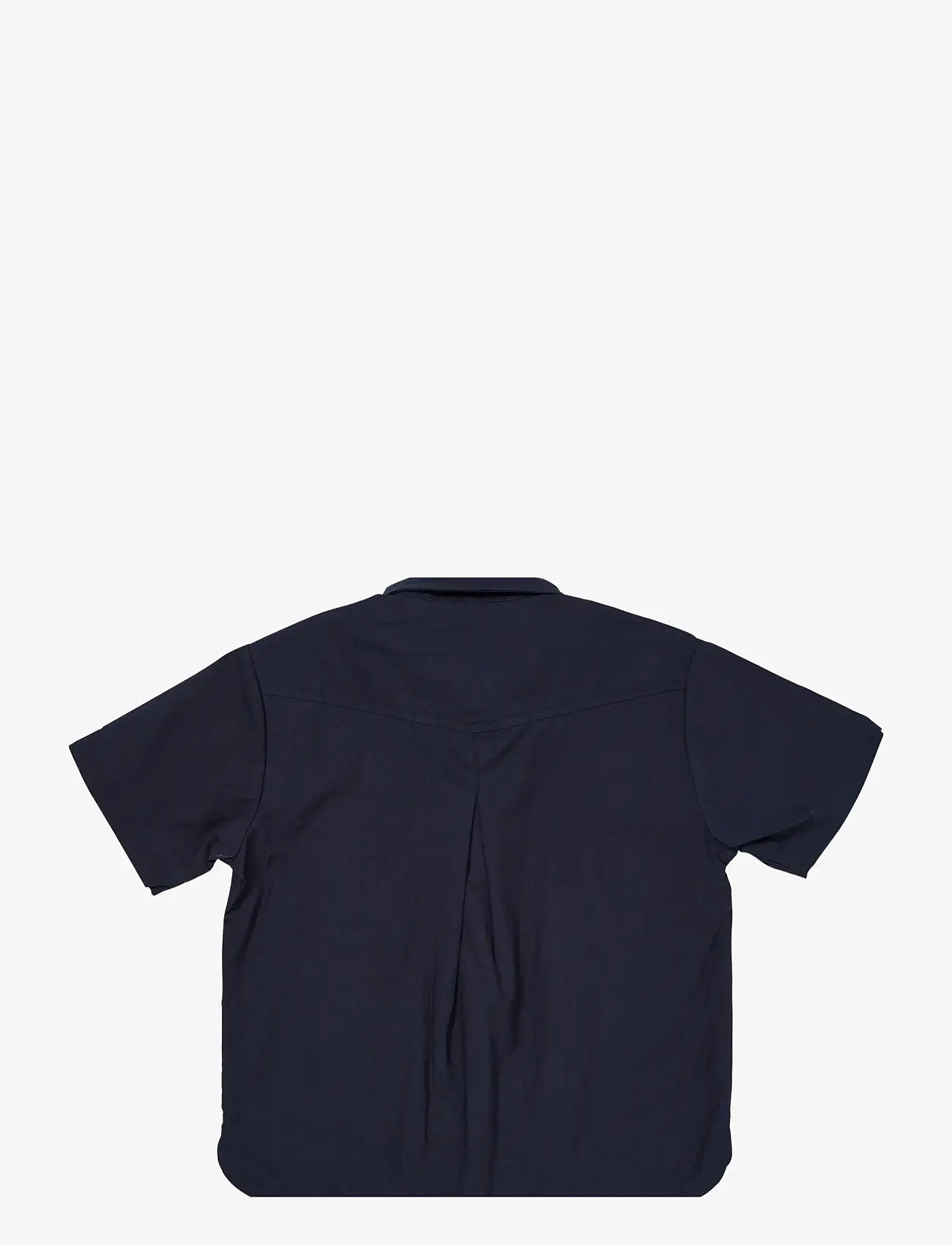 Copenhagen Colors - POPLIN SS SHIRT - lühikeste varrukatega särgid - navy - 1