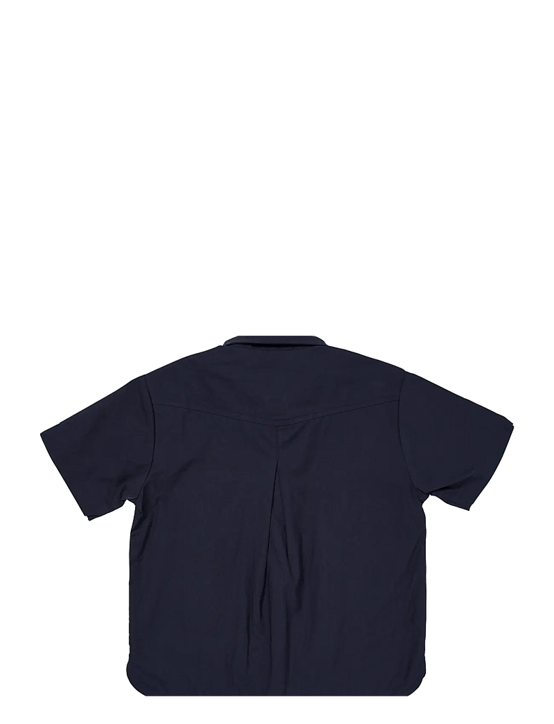 Copenhagen Colors - POPLIN SS SHIRT - kurzärmlige hemden - navy - 1