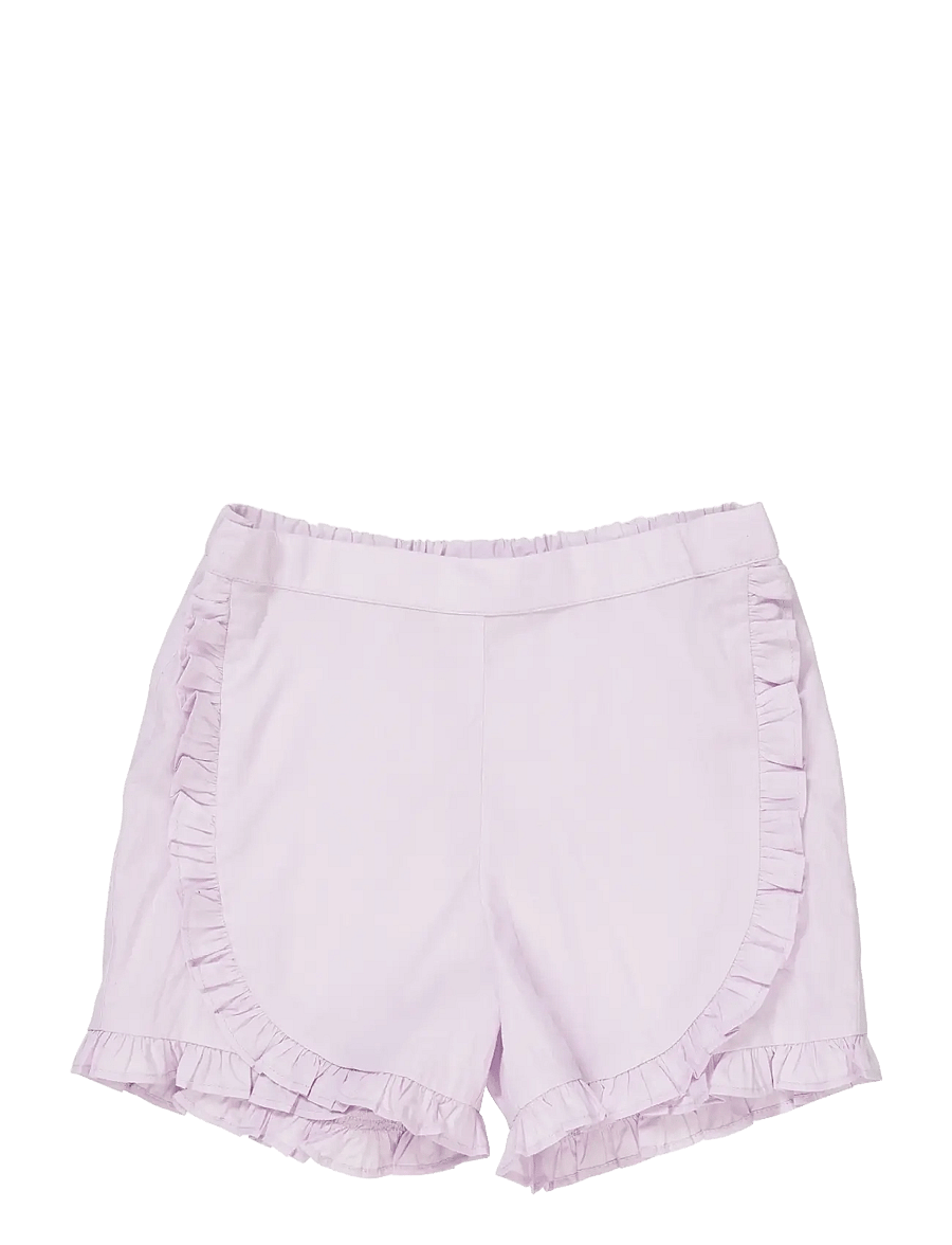 Copenhagen Colors - POPLIN FRILL SHORTS - casual shorts - lavender - 0