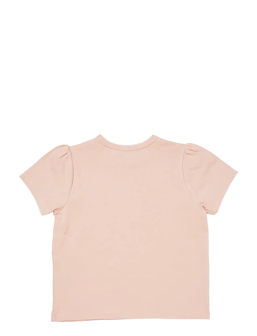Copenhagen Colors - T-SHIRT W. RUFFLE SLEEVES - kurzärmelige - dusty rose - 1
