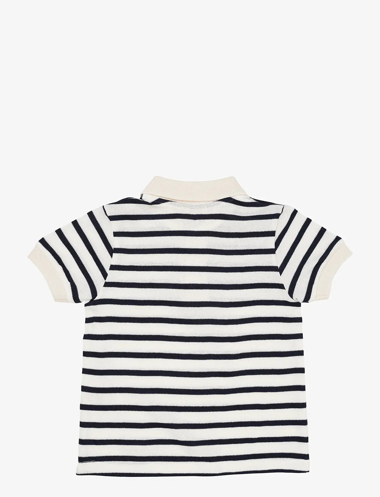 Copenhagen Colors - PIQUE STRIPE POLOSHIRT W. SS - navy stripe - 1