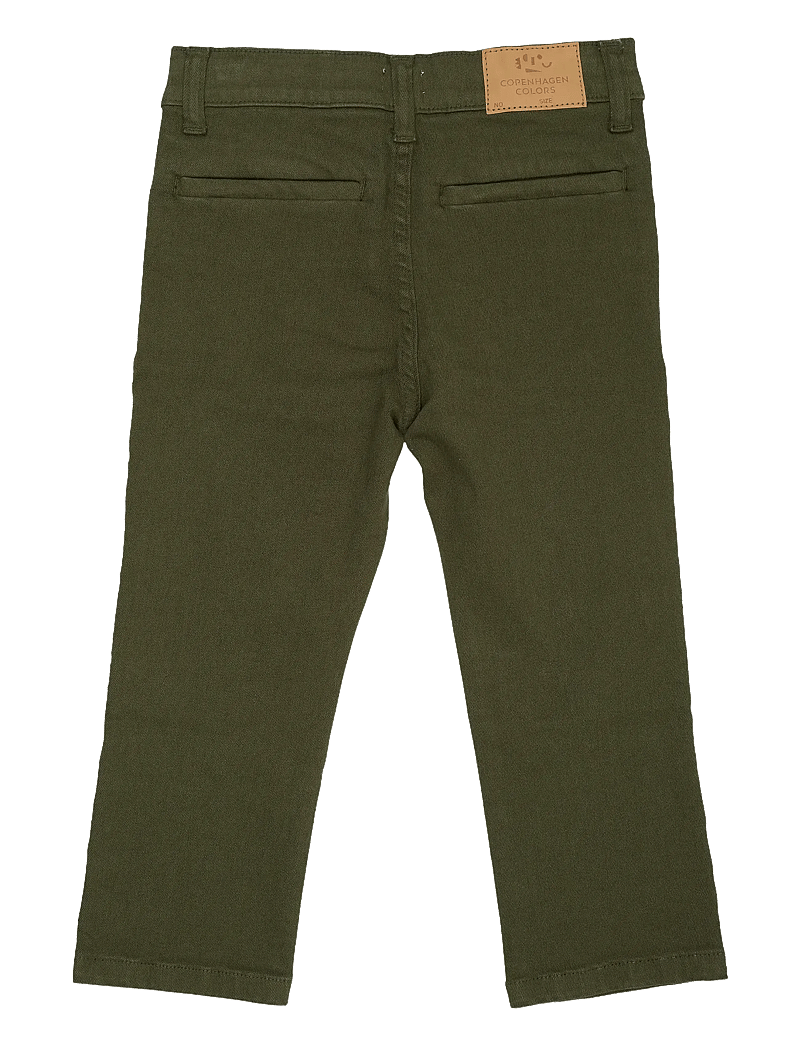 Copenhagen Colors - TWILL CHINOS SLIM - WITH STRETCH - „chino“ stiliaus kelnės - dk green - 1