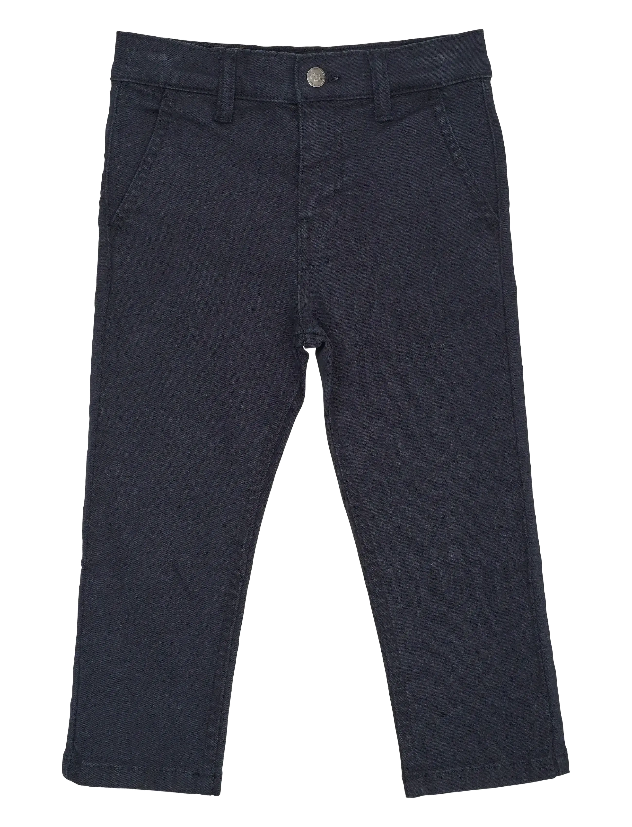Copenhagen Colors Twill Chinos Slim - With Stretch, 104, Navy, Underdele > Chinos, Børn
