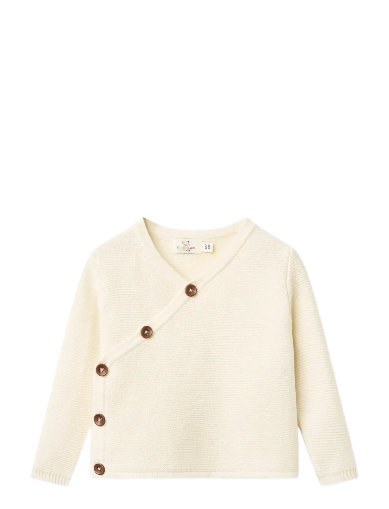 Copenhagen Colors BABY CROSS-OVER CARDIGAN - Festive wear - CREAM / cream