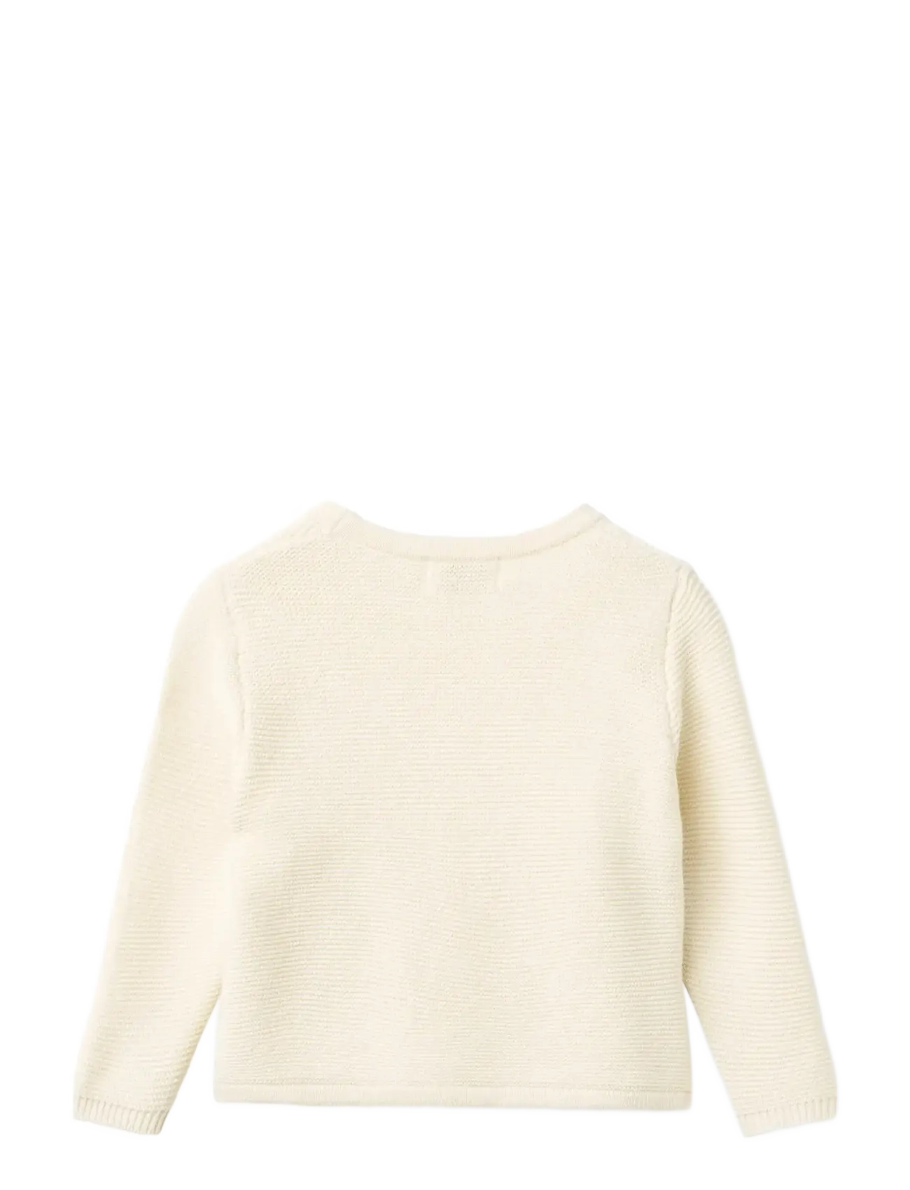 Copenhagen Colors - BABY CROSS-OVER CARDIGAN - cardigans - cream - 1
