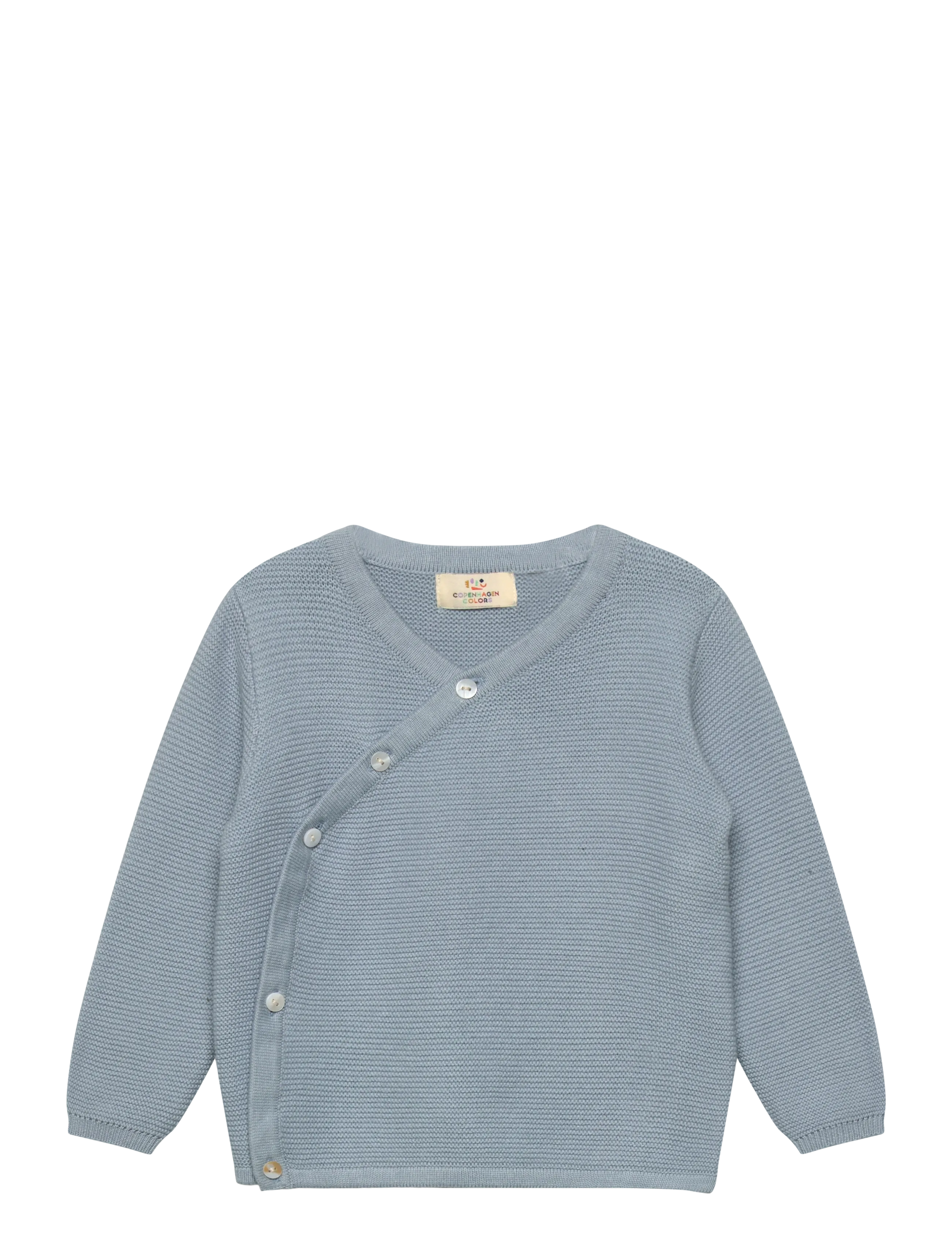 Copenhagen Colors BABY CROSS-OVER CARDIGAN - Angebote - DUSTY BLUE / blue