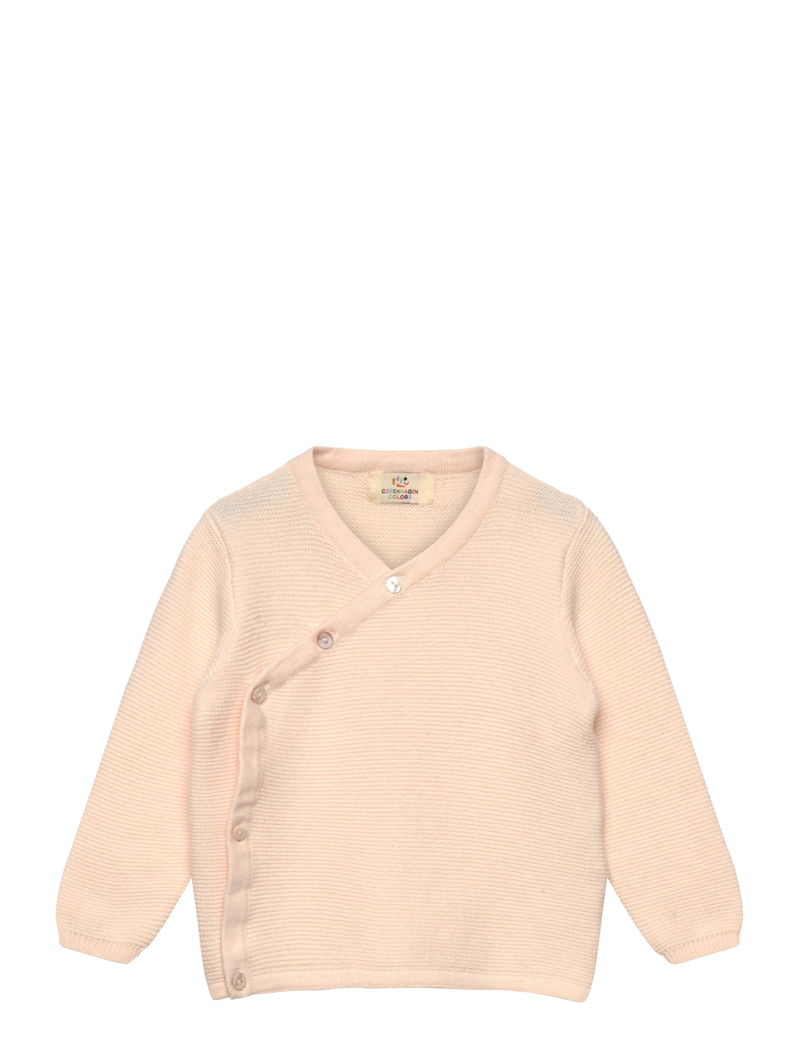 Copenhagen Colors BABY CROSS-OVER CARDIGAN - Copenhagen Colors - SOFT PINK / pink/rose