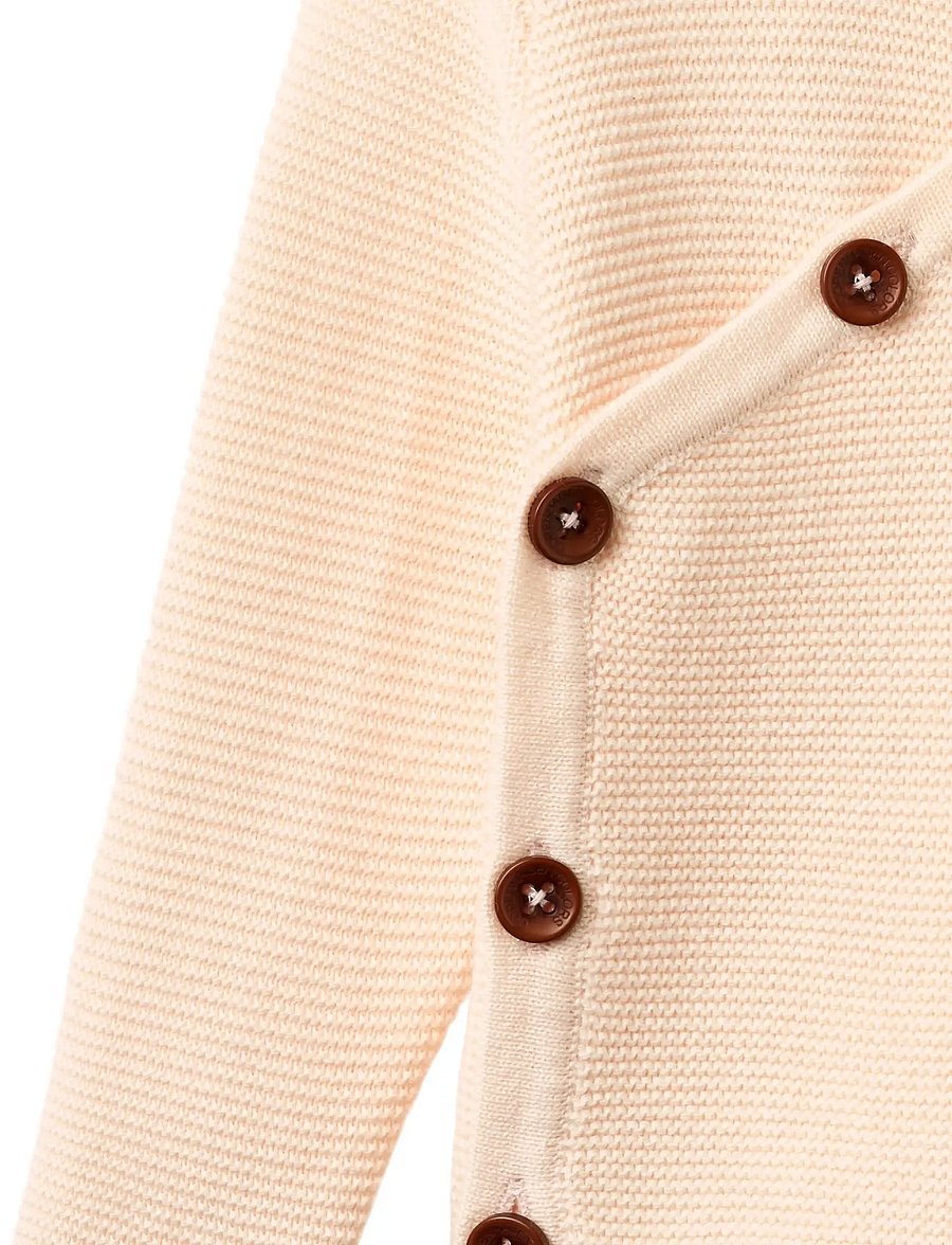 Copenhagen Colors - BABY CROSS-OVER CARDIGAN - cardigans - soft pink - 2