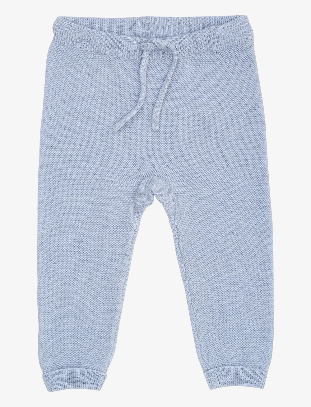 Copenhagen Colors - MERINO BABY LEGGINGS IN GARTER STITCH - joggingbuxur - dusty blue - 0