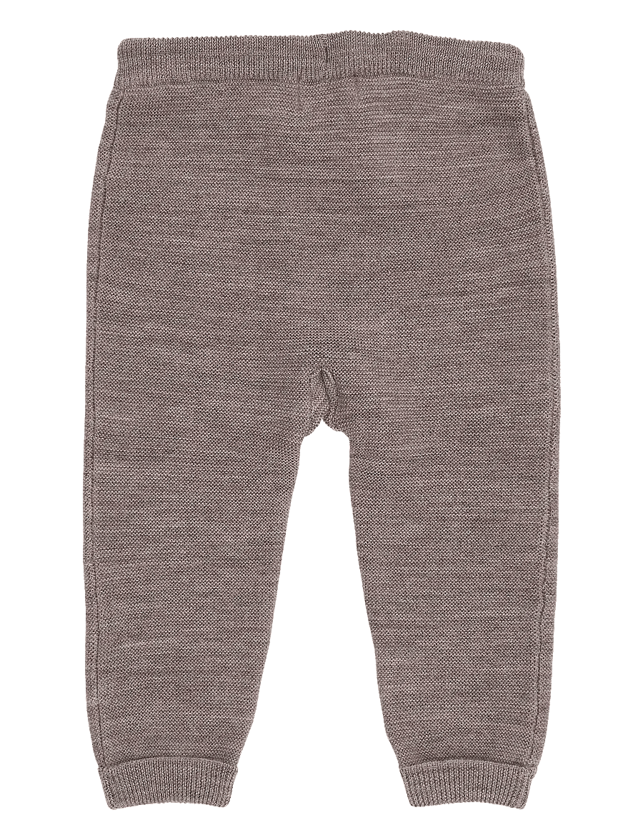 Copenhagen Colors - MERINO BABY LEGGINGS IN GARTER STITCH - natural mel - 1