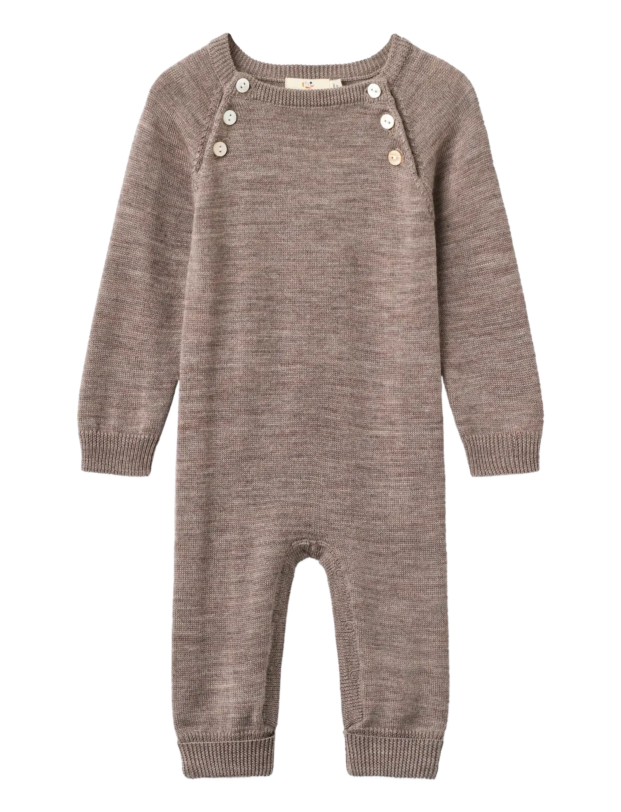 Copenhagen Colors Classic Merino Full Body - Baby 44-92 - NATURAL MELANGE / brown