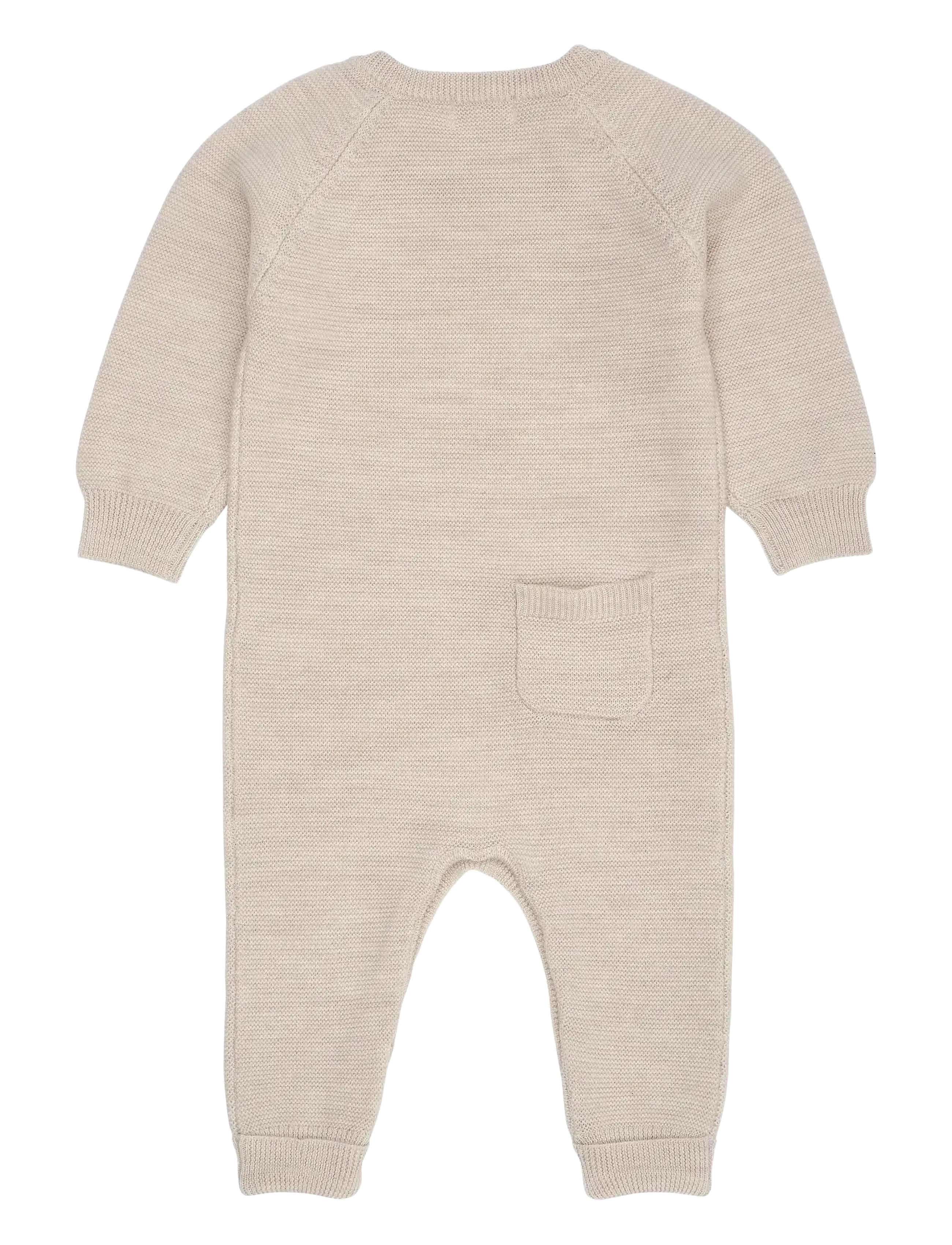 Copenhagen Colors - MERINO BABY FULL BODY IN GARTER STITCH - À manches longues - pale cream mel - 1