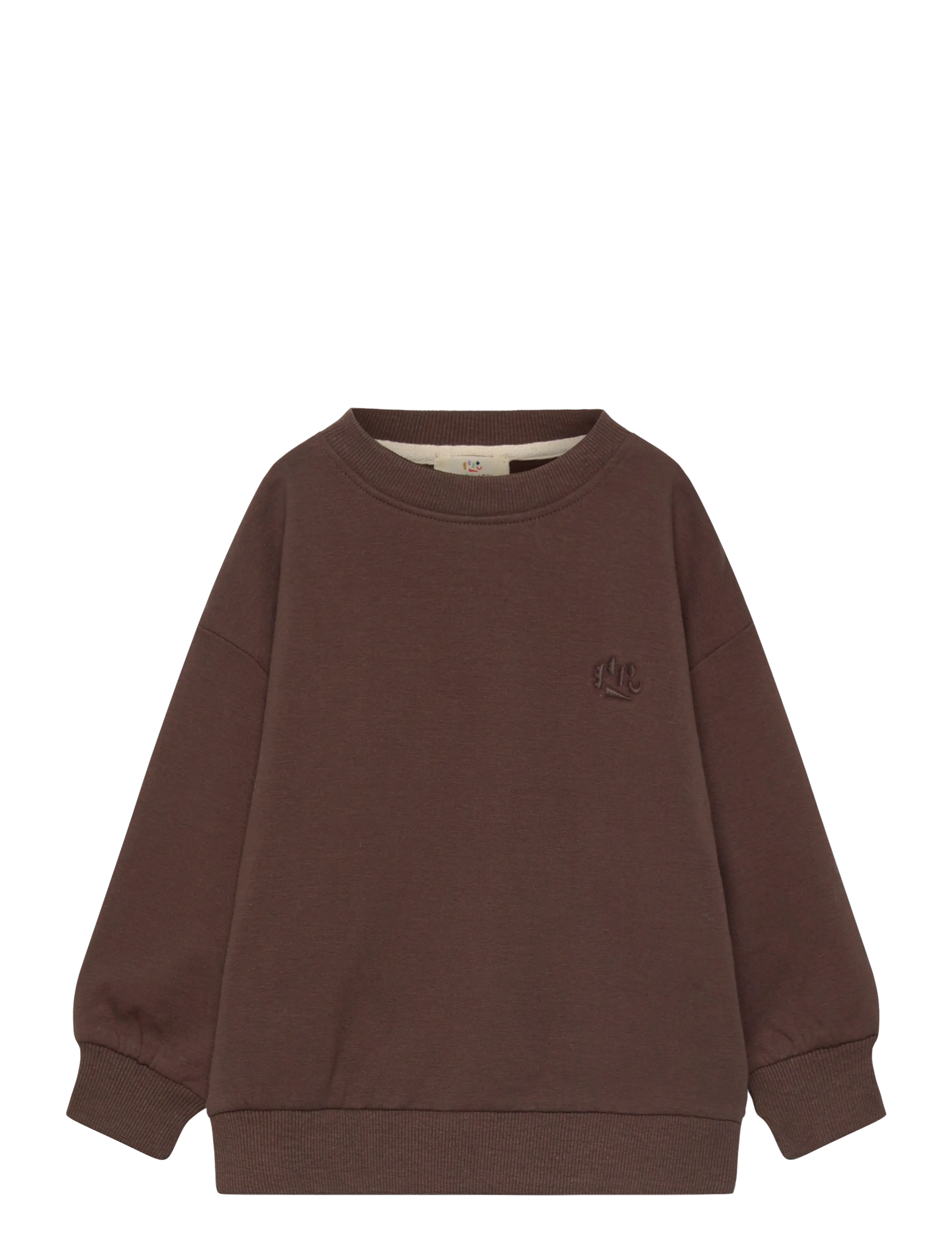 Copenhagen Colors CLASSIC SWEATSHIRT W. LOGO EMB. - Nach Größe einkaufen - BROWN MEL / brown