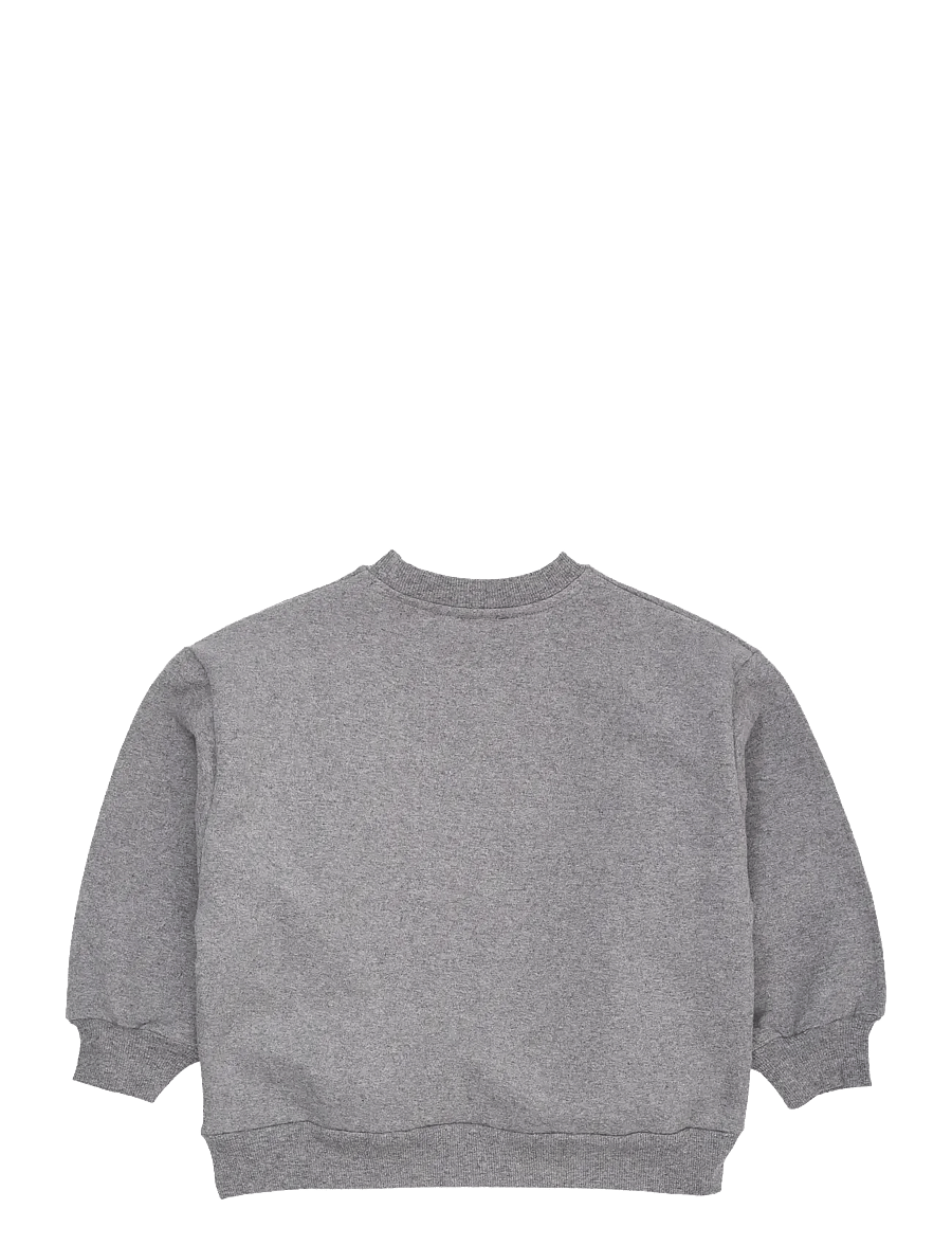 Copenhagen Colors - CLASSIC SWEATSHIRT W. LOGO EMB. - sweatshirts - dk grey mel - 1