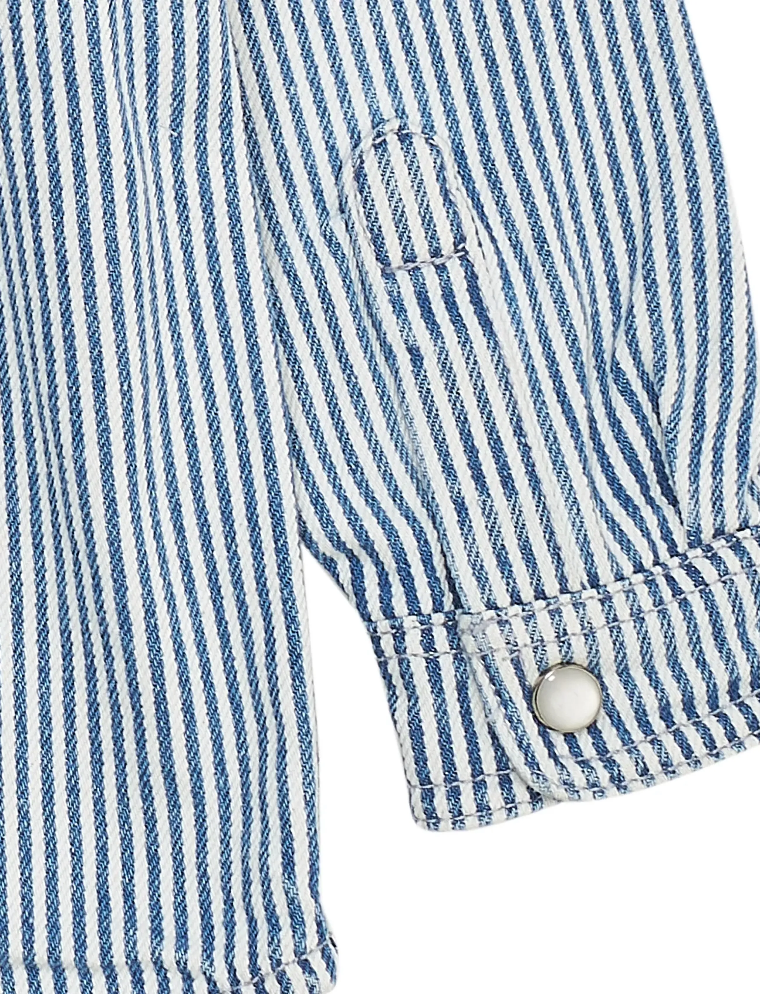 Copenhagen Colors - Y/D STRIPE TWILL OVERSHIRT - denim blue stripe - 2