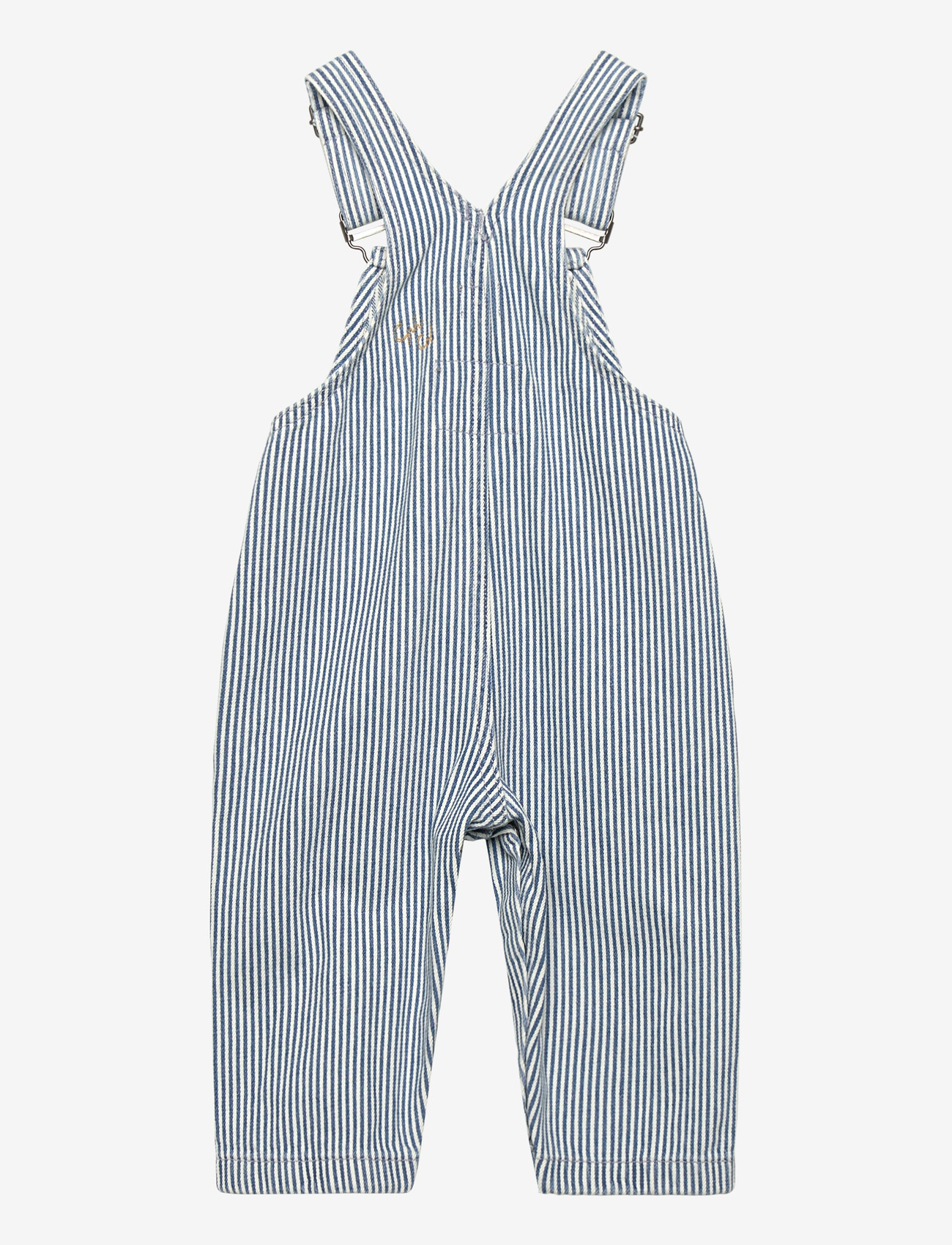 Copenhagen Colors - Y/D TWILL BABY OVERALLS - overalls - denim blue stripe - 1