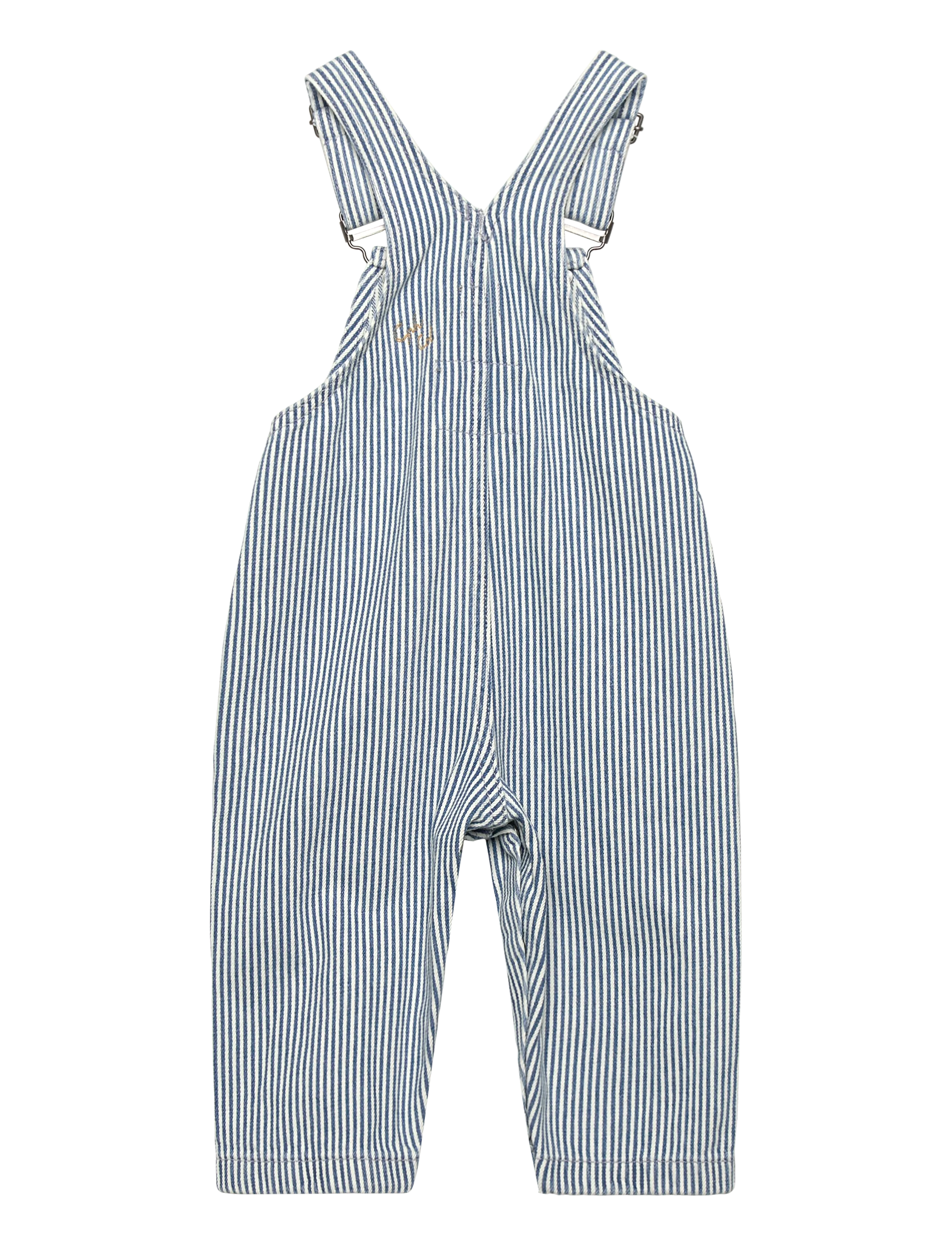 Copenhagen Colors - Y/D TWILL BABY OVERALLS - ogrodniczki - denim blue stripe - 1