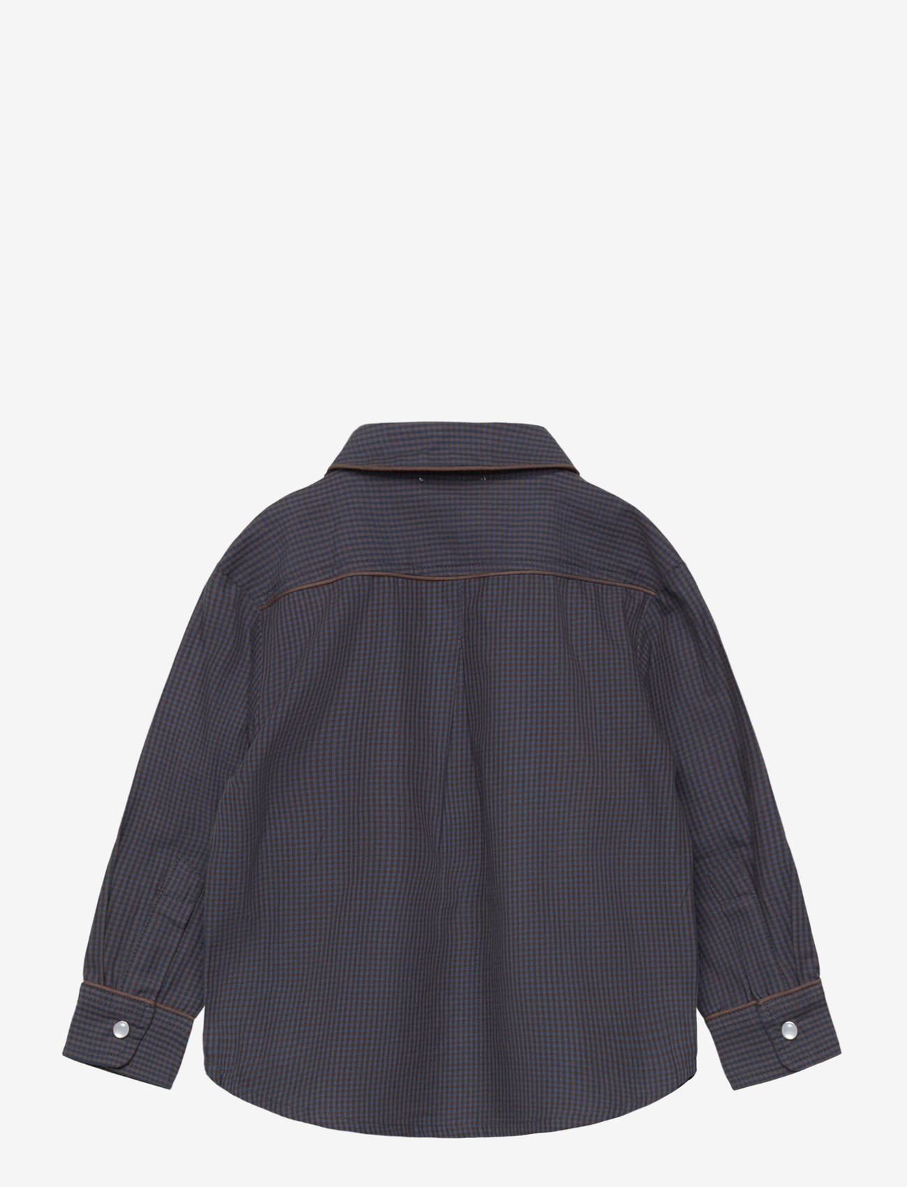 Copenhagen Colors - CHECKERED COWBOY SHIRT - langærmede skjorter - brown blue check comb - 1
