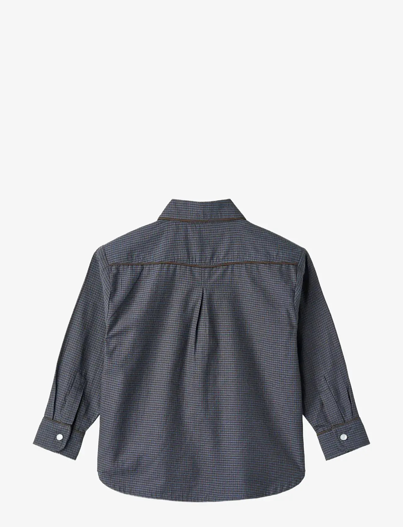 Copenhagen Colors - CHECKERED COWBOY SHIRT - langærmede skjorter - brown/blue check comb. - 1