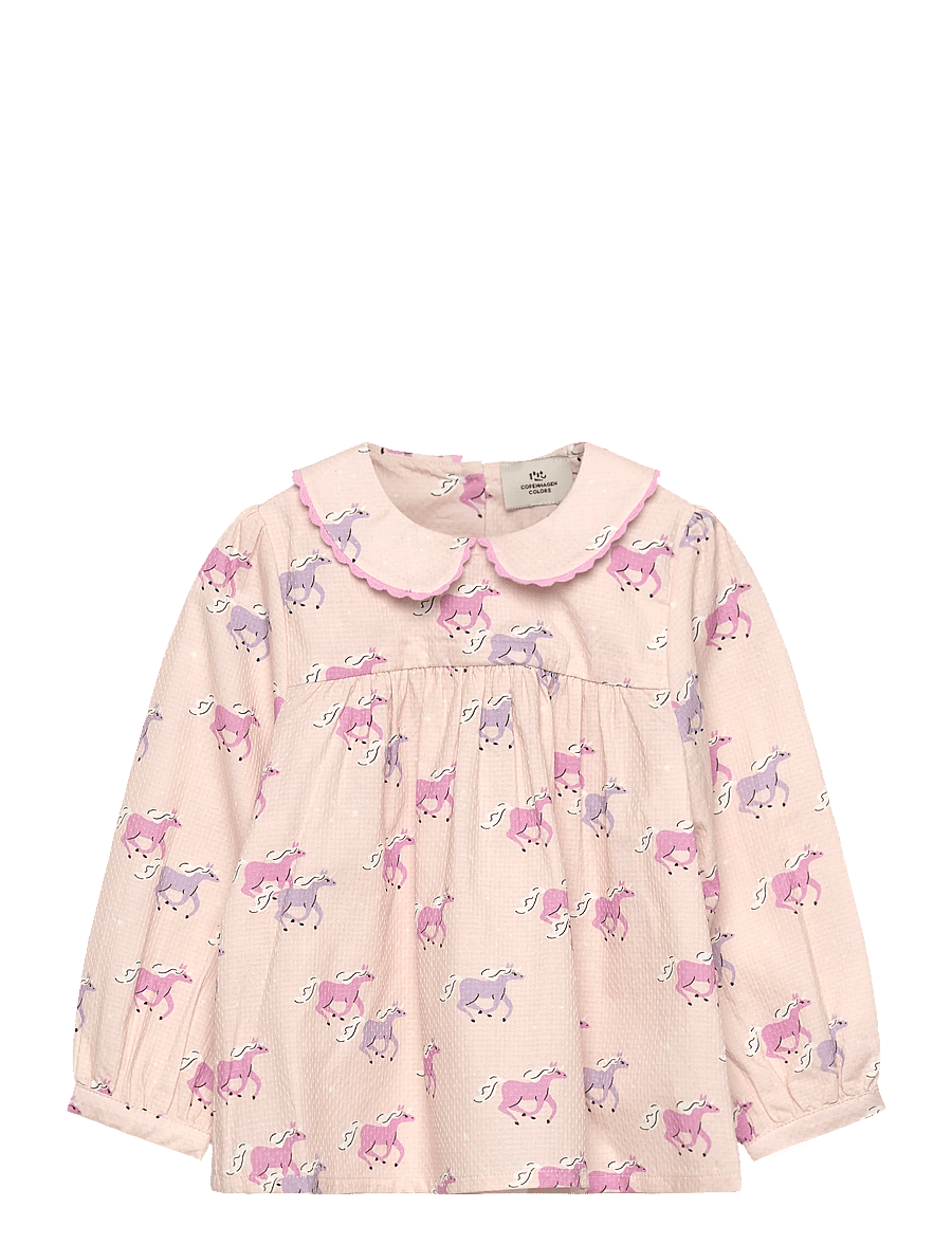 Copenhagen Colors - UNICORN BLOUSE W. COLLAR - bluser & tunikaer - unicorn comb - 0