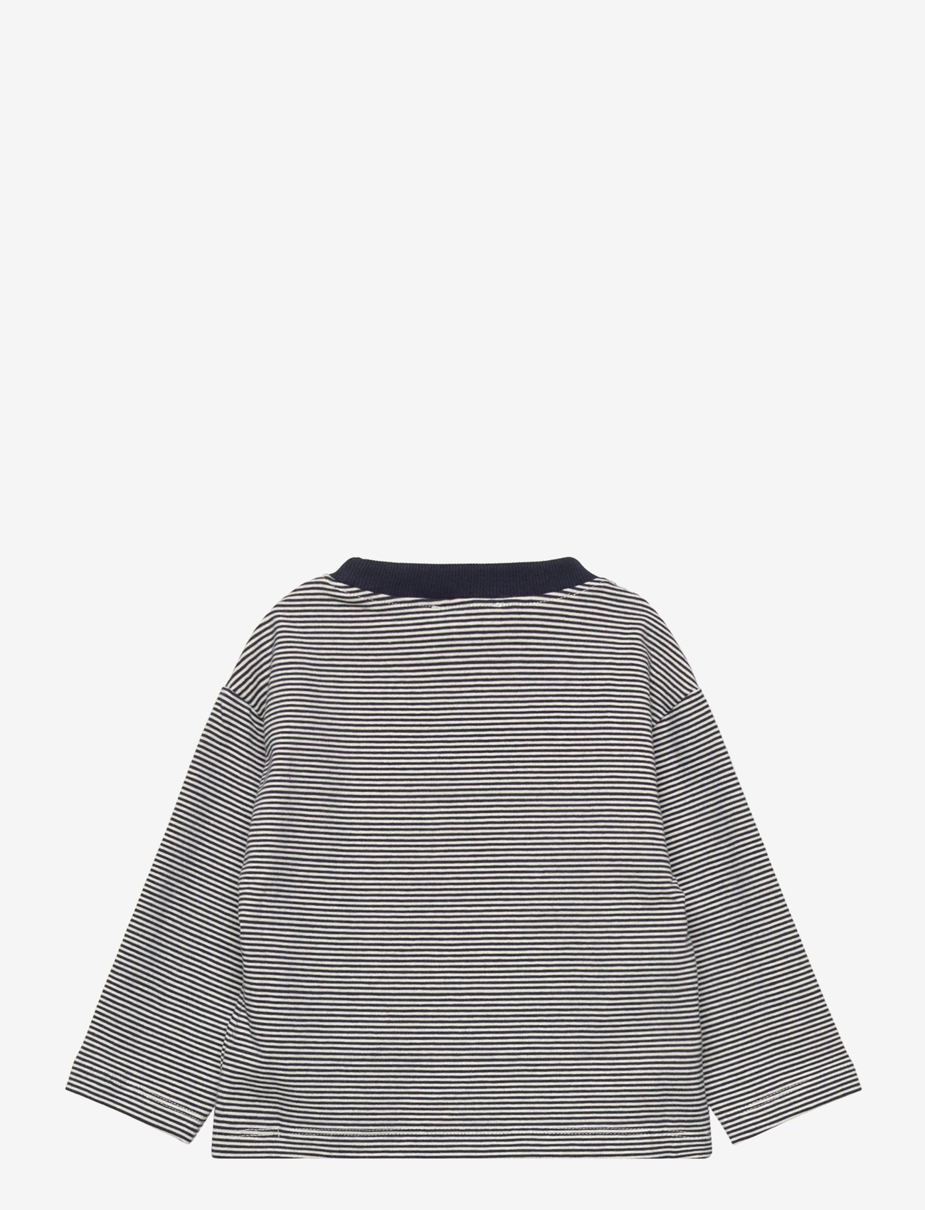 Copenhagen Colors - LS T-SHIRT W. RED COWBOY HAT - långärmade t-shirts - navy/cream stripe - 1