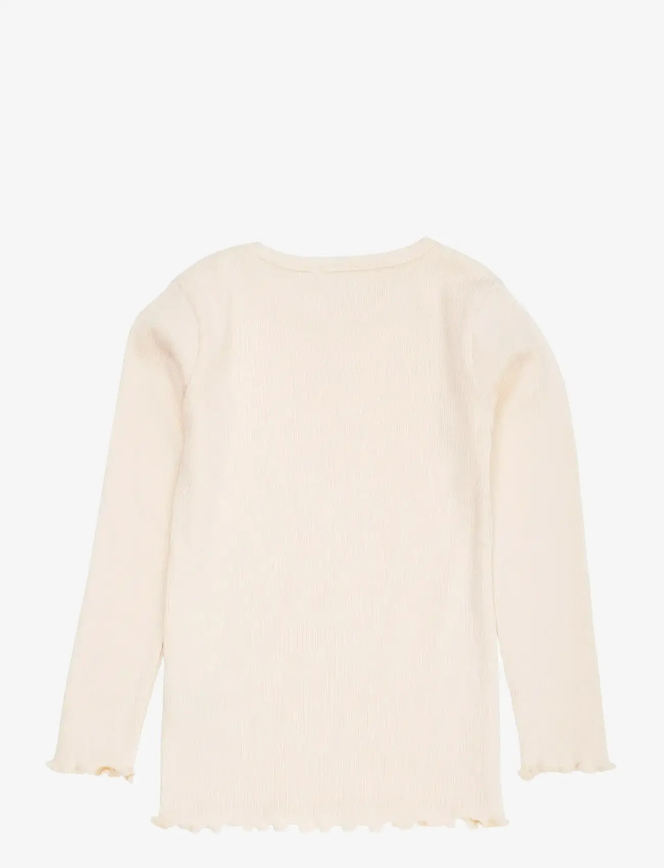 Copenhagen Colors - MODAL RIB LS TEE W. HEART HOLE PATTERN - pikkade varrukatega t-särgid - dusty rose - 1