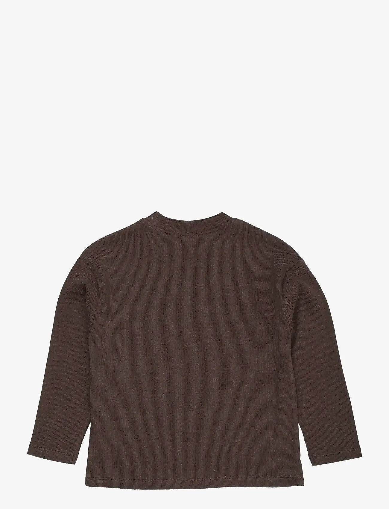 Copenhagen Colors - MODAL RIB LS BLOUSE W. DROP SHOULDER - langärmelig - dk brown - 1