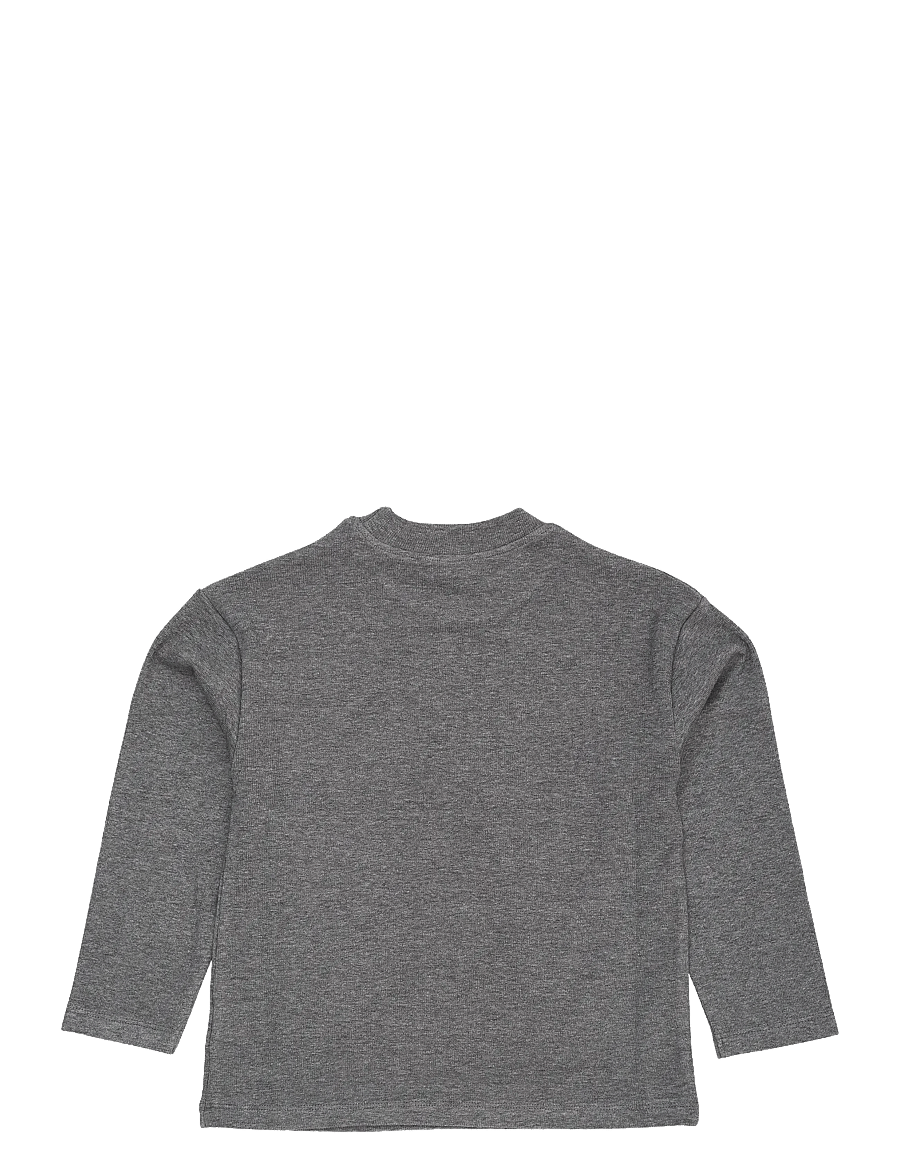 Copenhagen Colors - MODAL RIB LS BLOUSE W. DROP SHOULDER - lange mouwen - grey mel - 1